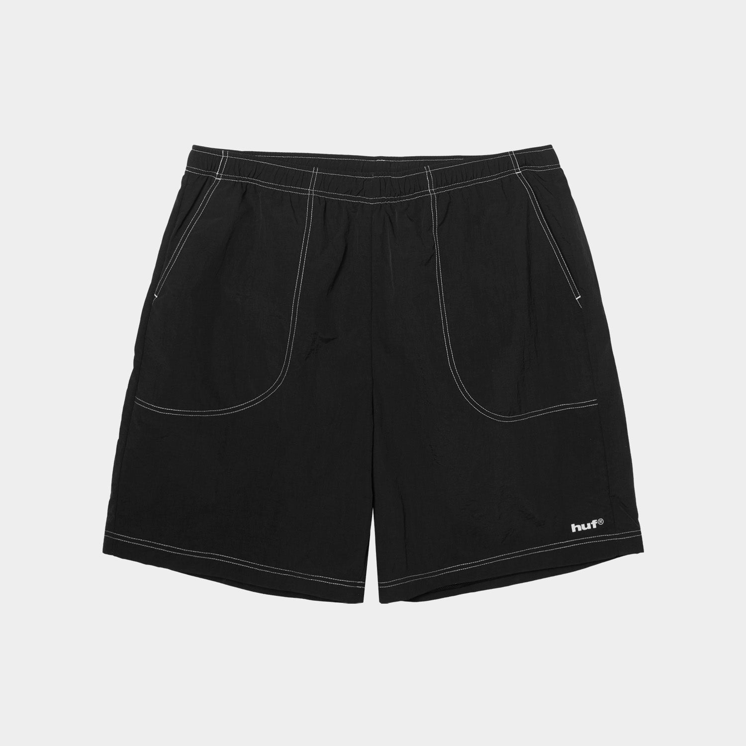 HUF (ハフ) Worldwide JP /SHORTS（ショーツ）/ 89 CONTRAST EASY SHORT商品 / BLACK