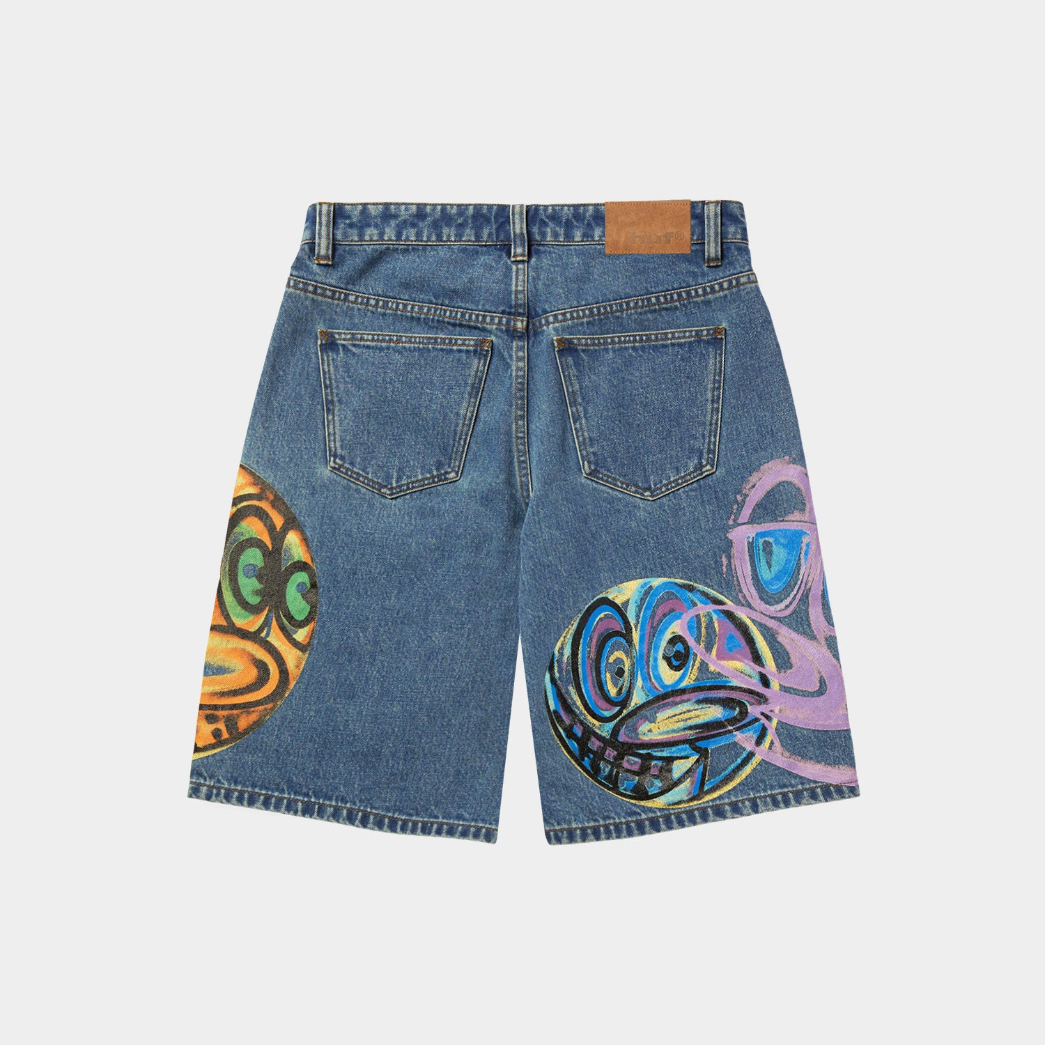HUF (ハフ) Worldwide JP / SHORTS（ショーツ） / KENNY SCHARF SPRAY GUYS DENIM SHORT商品 / MULTI