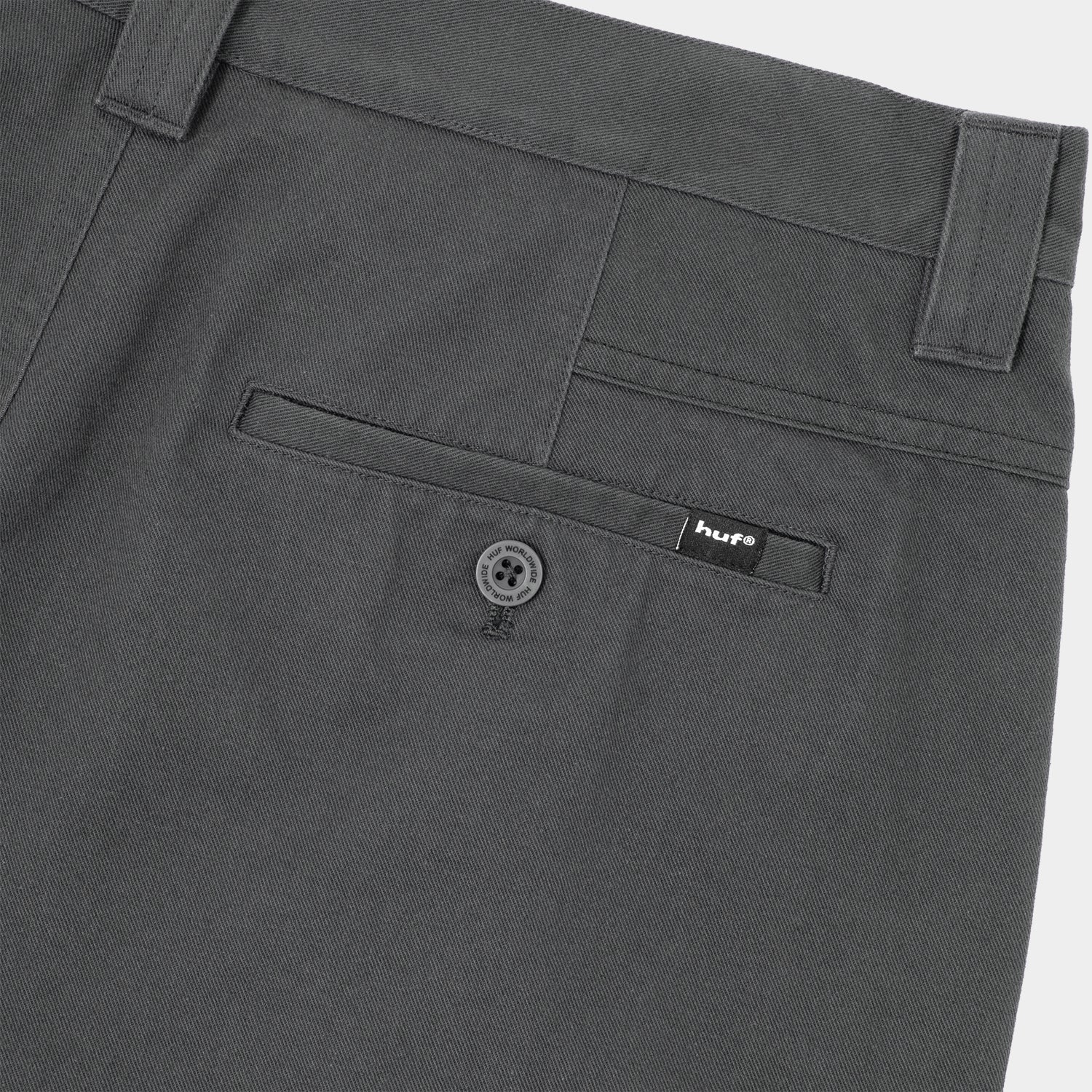 HUF (ハフ) Worldwide JP /PANTS（パンツ）/ HUF TWO TUCK TROUSER商品 / CHARCOAL GREY