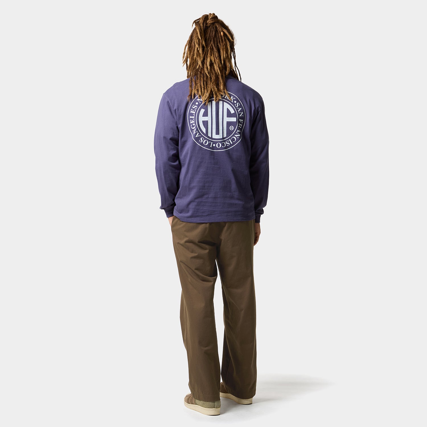 HUF (ハフ) Worldwide JP /PANTS（パンツ）/ HUF TWO TUCK TROUSER商品 / CHARCOAL GREY