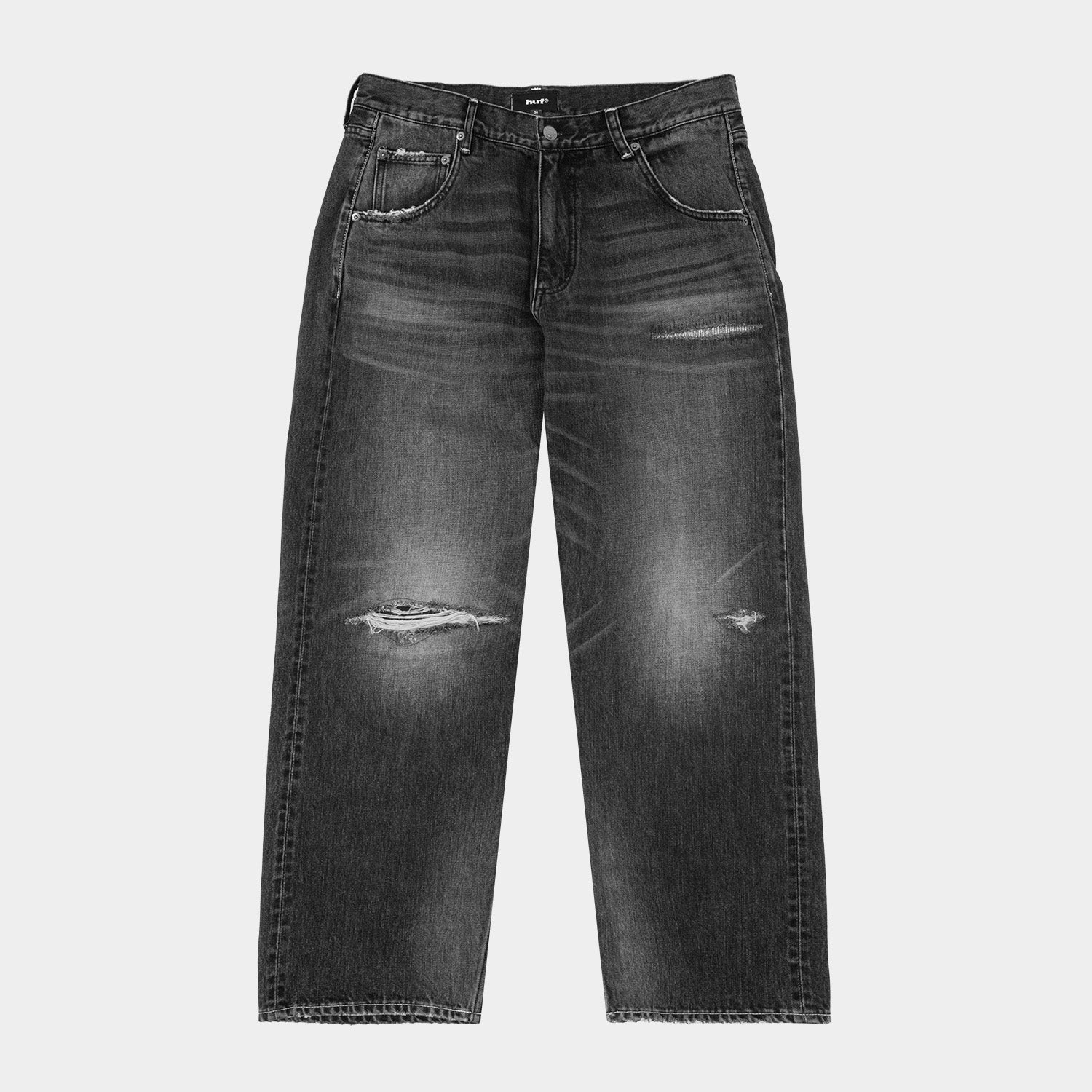HUF (ハフ) Worldwide JP /PANTS（パンツ）/ EXPRESSION REPAIR DENIM PANT商品 / WASHED BLACK