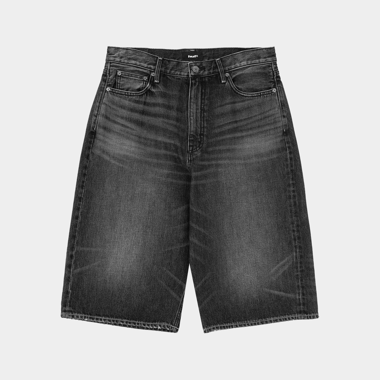 HUF (ハフ) Worldwide JP /SHORTS（ショーツ）/ EXPRESSION WASHED DENIM BAGGY SHORT商品 / WASHED BLACK