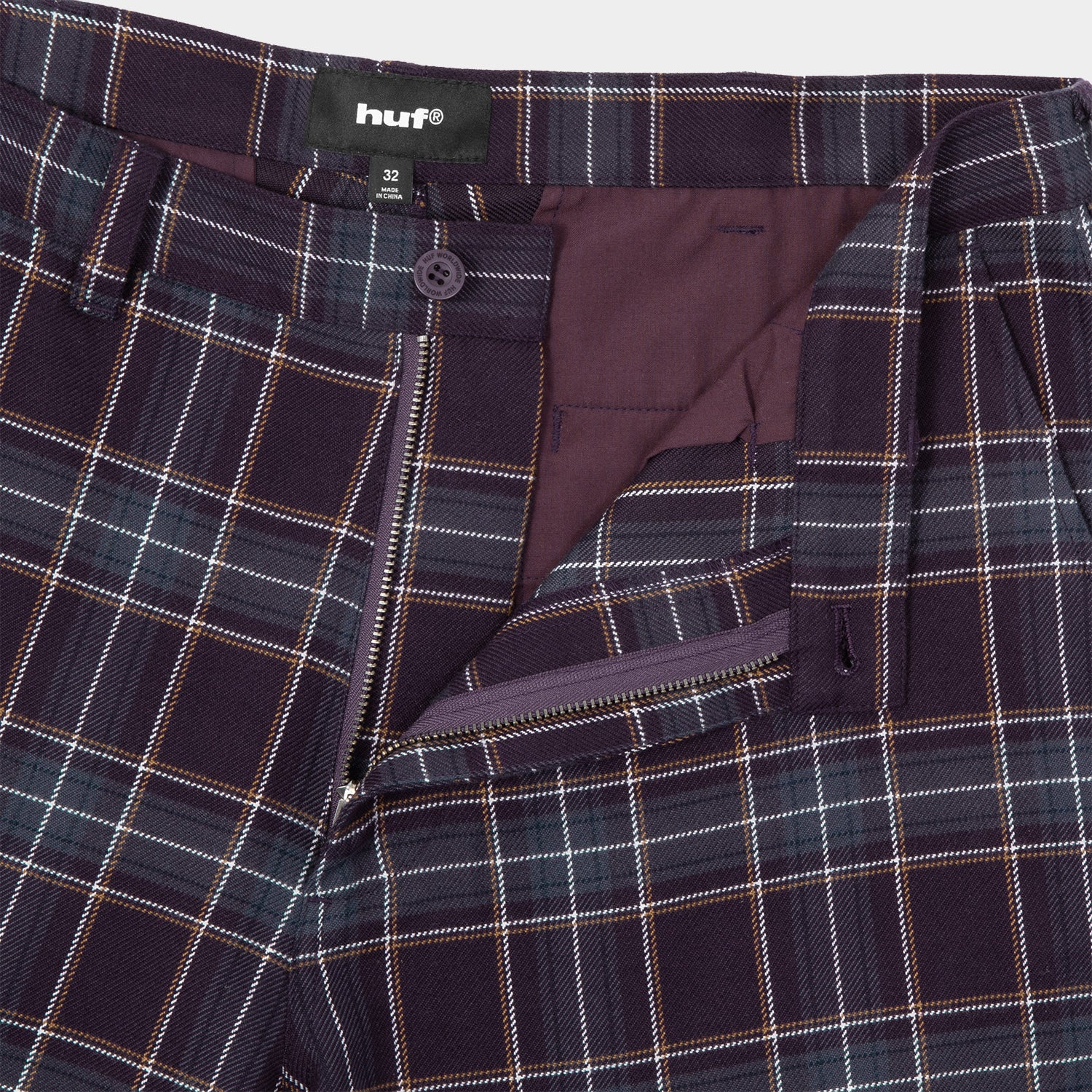 HUF (ハフ) Worldwide JP /PANTS（パンツ）/ CHECKMAN PANT商品 / PURPLE