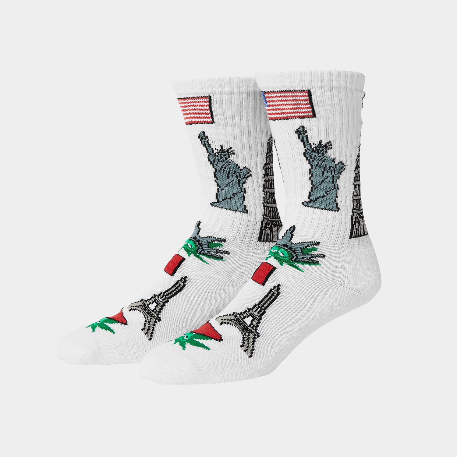 HUF (ハフ) Worldwide JP /SOCKS（ソックス）/ GREEN BUDDY TOURIST SOCKS商品 / BLACK