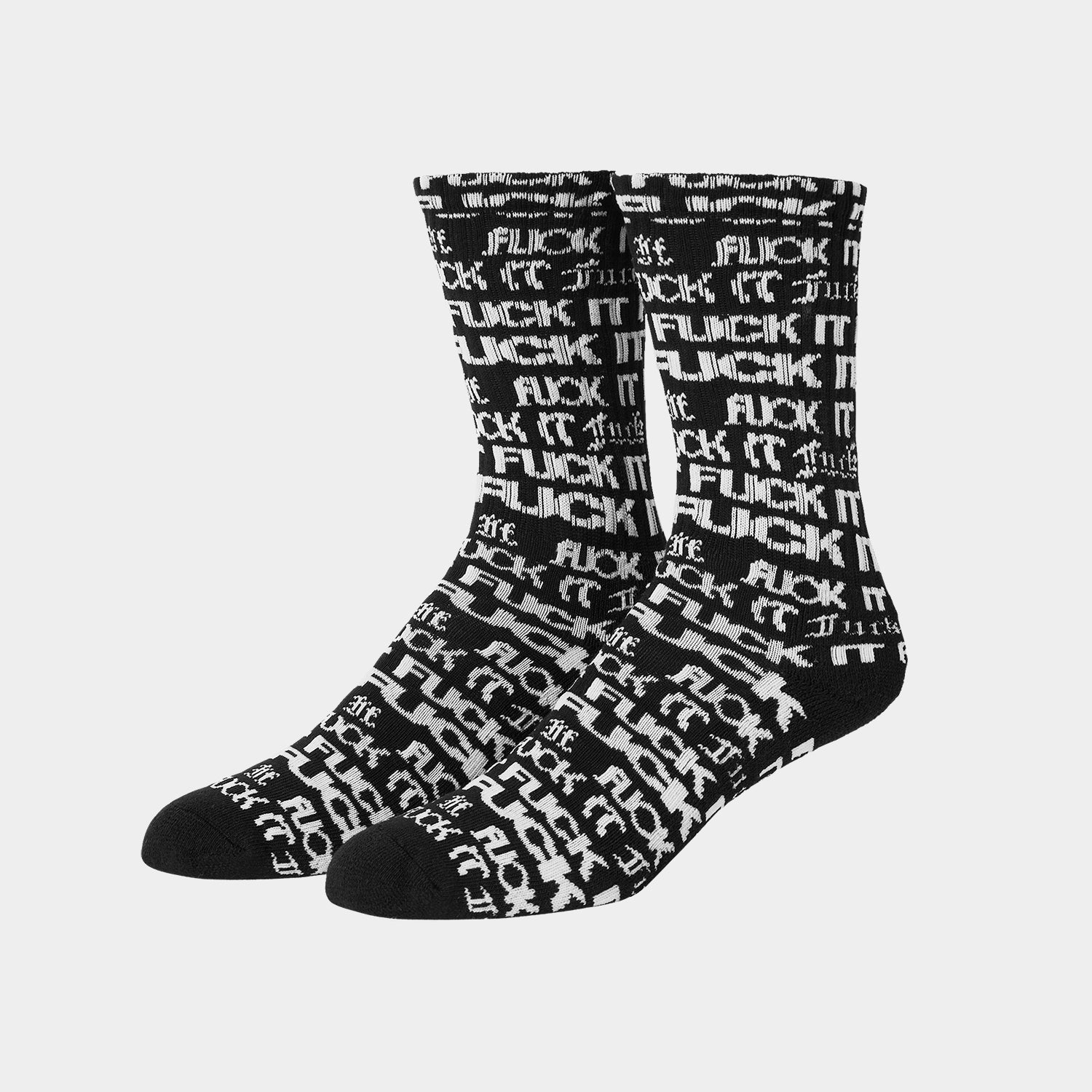 HUF (ハフ) Worldwide JP /SOCKS（ソックス）/ FUCK IT FLYER SOCKS商品 / BLACK