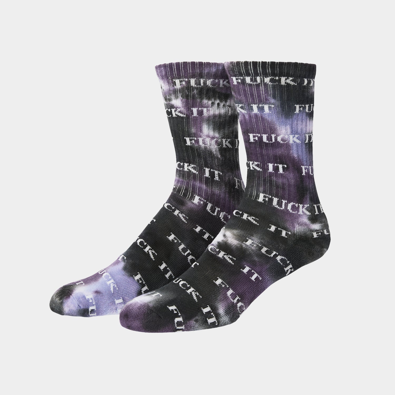 HUF (ハフ) Worldwide JP /SOCKS（ソックス）/ FUCK IT TIEDYE SOCKS商品 / PURPLE