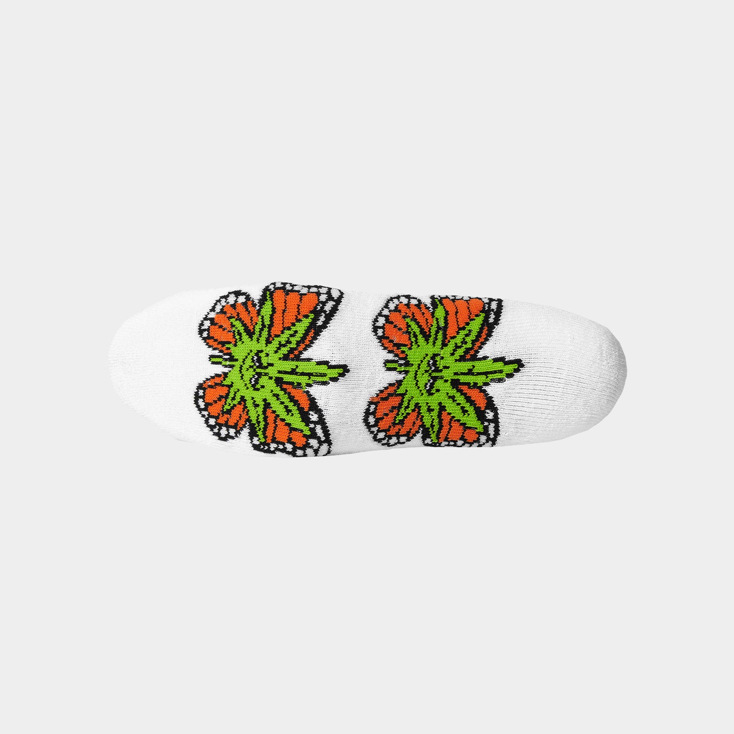 HUF (ハフ) Worldwide JP /SOCKS（ソックス）/ GREEN BUDDERFLY SOCKS商品 / FOREST GREEN