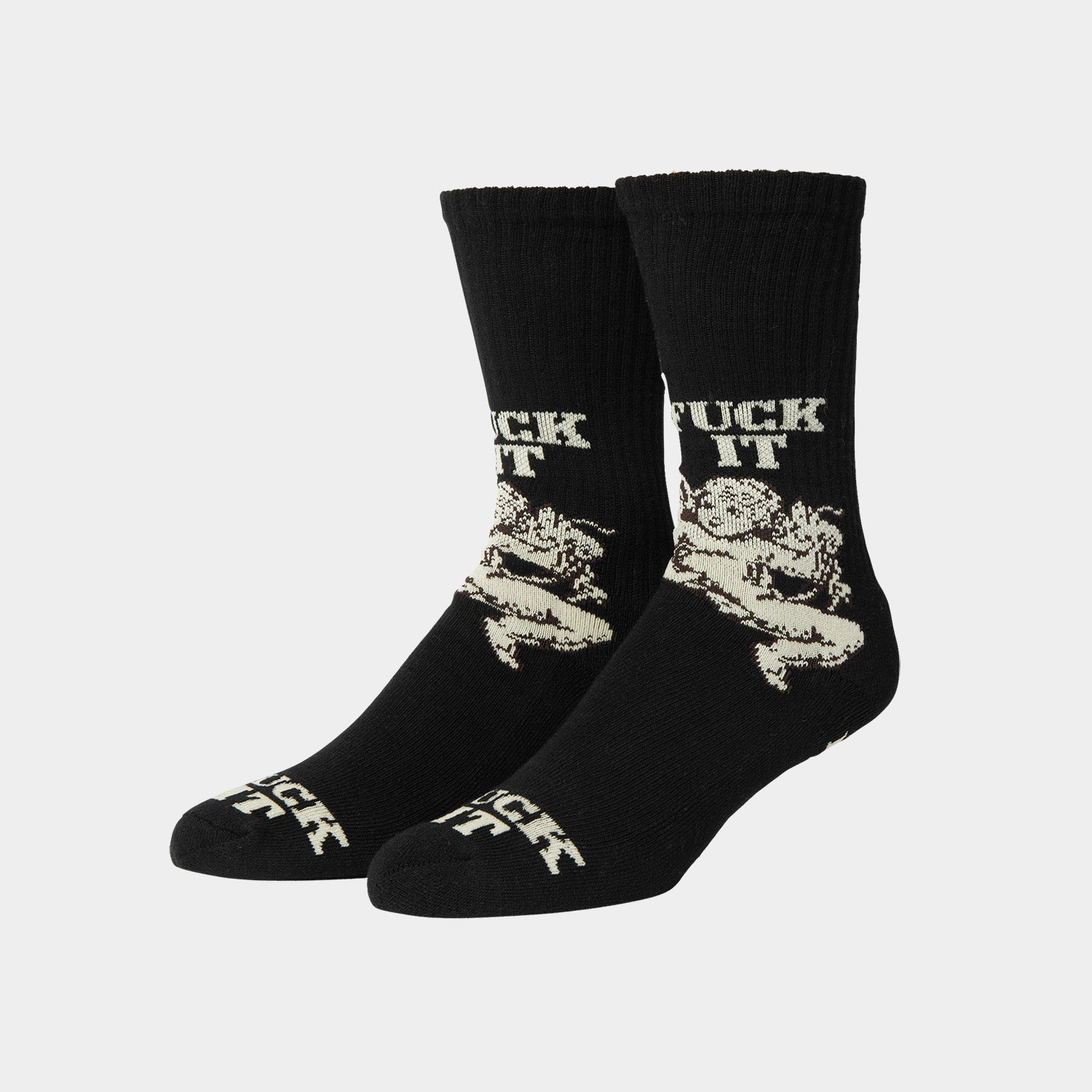 HUF (ハフ) Worldwide JP /SOCKS（ソックス）/ DIVINE CREW SOCKS商品 / BLACK
