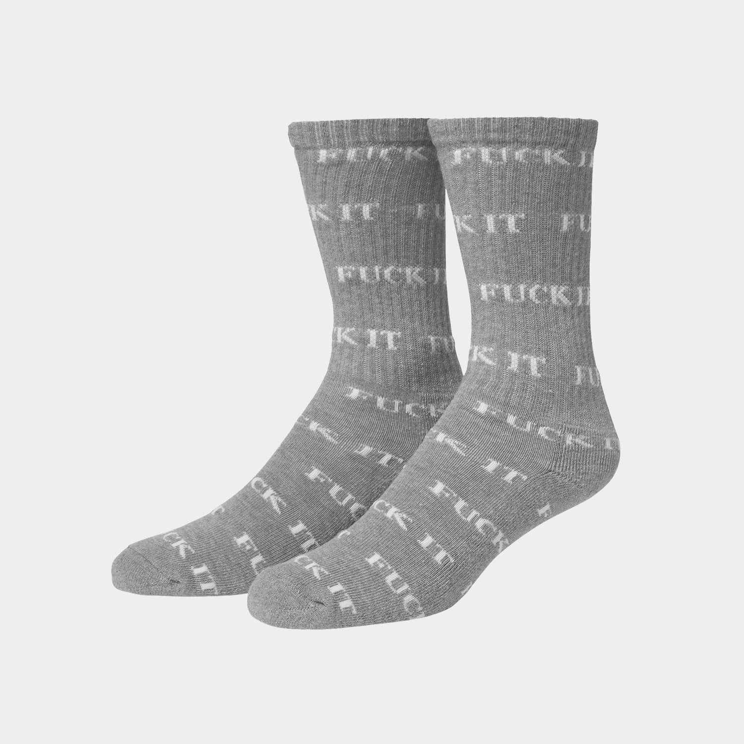 HUF (ハフ) Worldwide JP /SOCKS（ソックス）/ FUCK IT 3 PACK SOCKS商品 / WHITE/BLACK/HEATHER