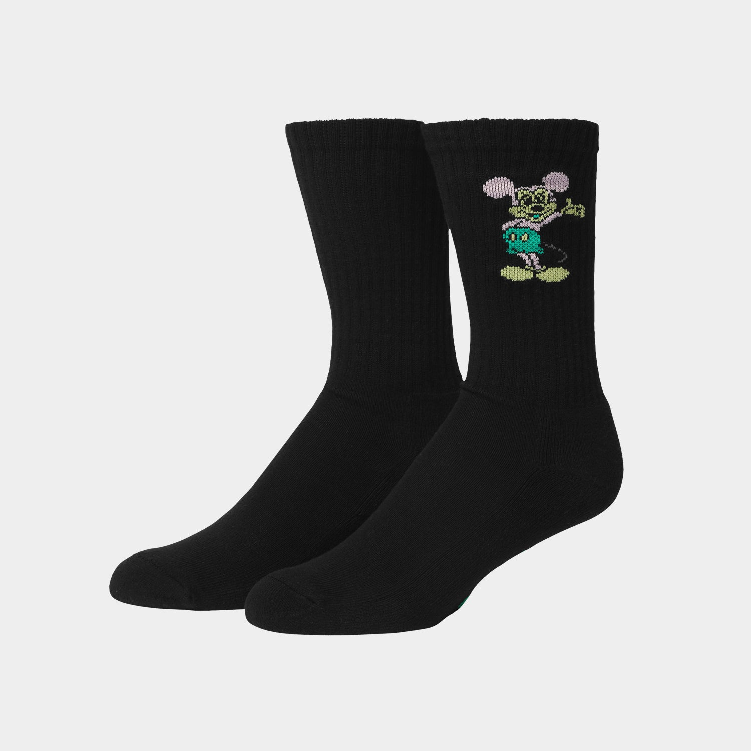 HUF (ハフ) Worldwide JP /SOCKS（ソックス）/ DISNEY | HUF MICKEY GREETINGS CREW SOCKS商品 / BLACK