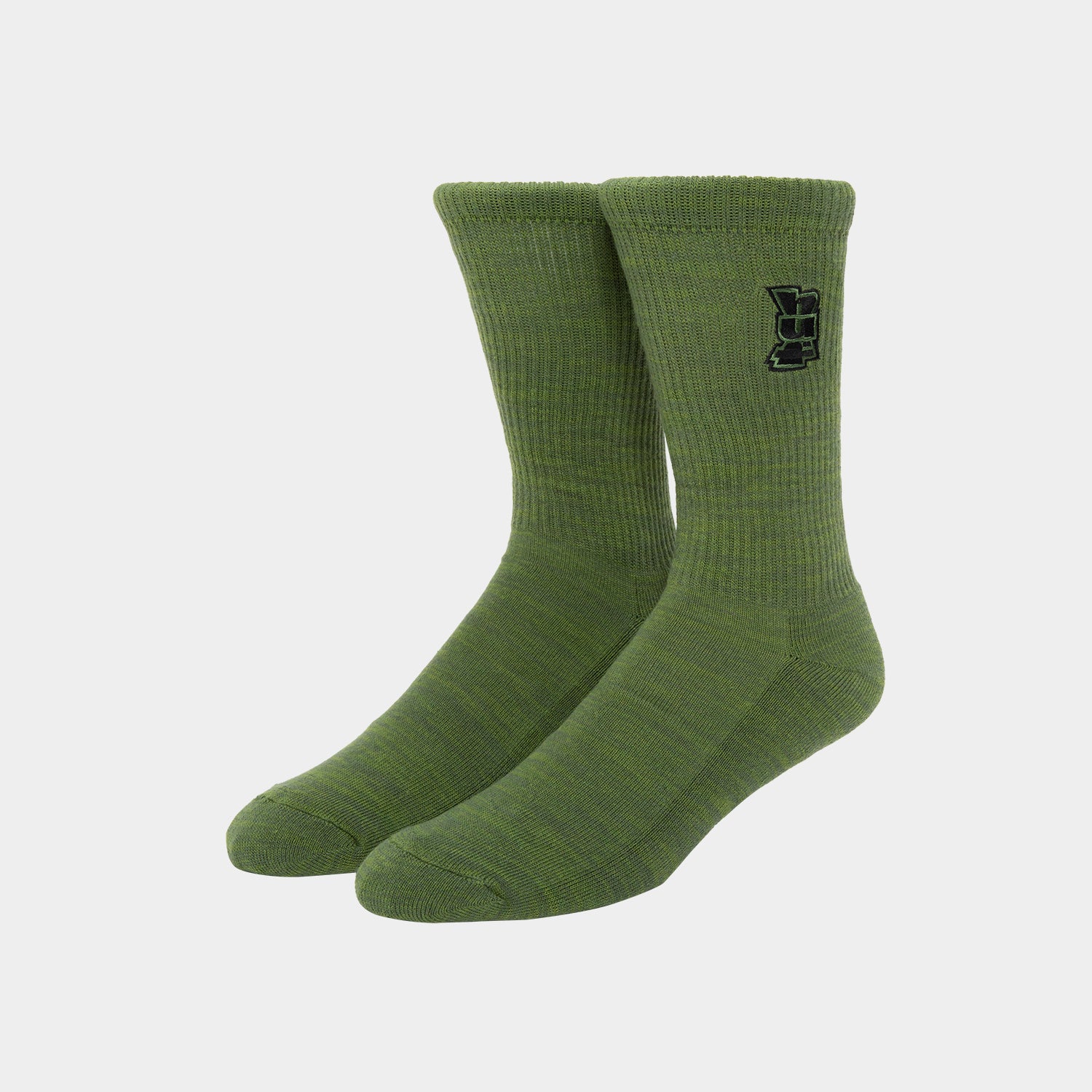 HUF (ハフ) Worldwide JP /SOCKS（ソックス）/ MEGABLAST MELANGE SOCKS商品 / OLIVE