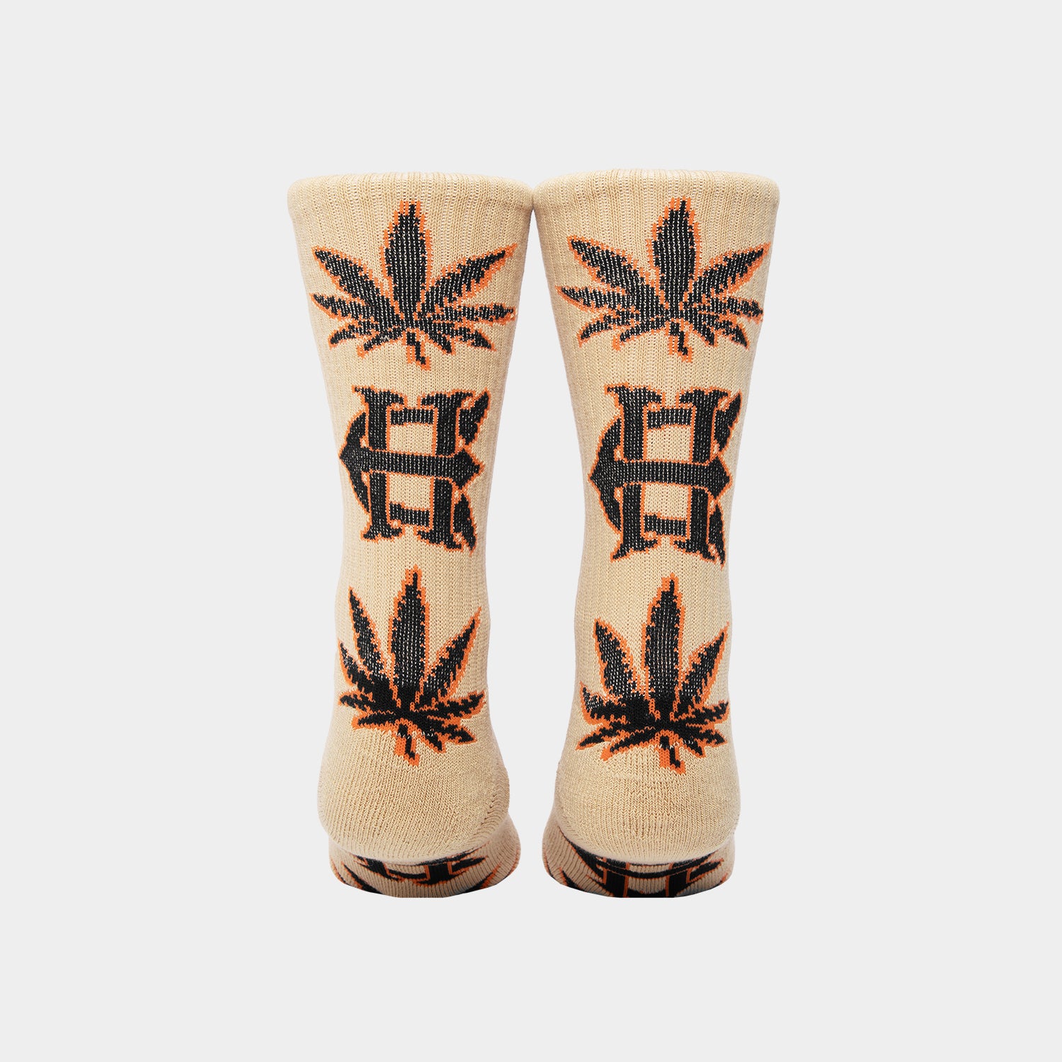 HUF (ハフ) Worldwide JP /SOCKS（ソックス）/ HUF X EVISEN SKATEBOARDS LOGO SOCKS商品 / BLACK
