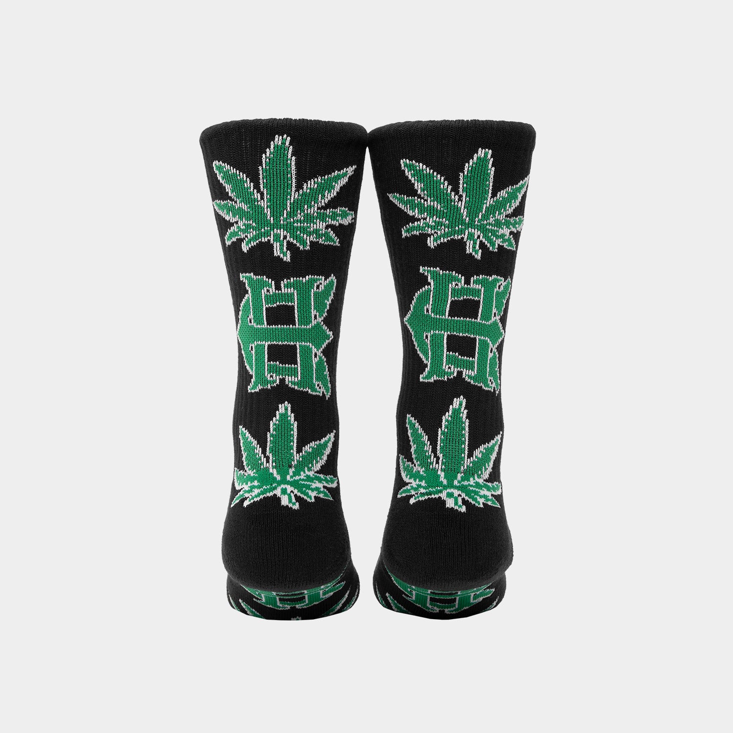 HUF (ハフ) Worldwide JP /SOCKS（ソックス）/ HUF X EVISEN SKATEBOARDS LOGO SOCKS商品 / BLACK