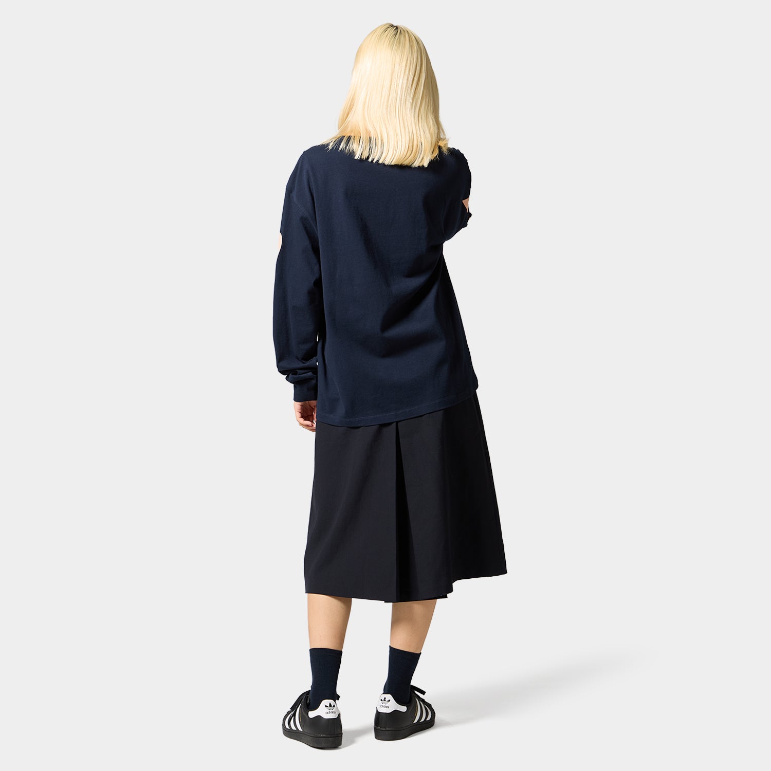 HUF (ハフ) Worldwide JP /T-SHIRTS（Tシャツ）/ MEGABLAST LS TEE商品 / NAVY
