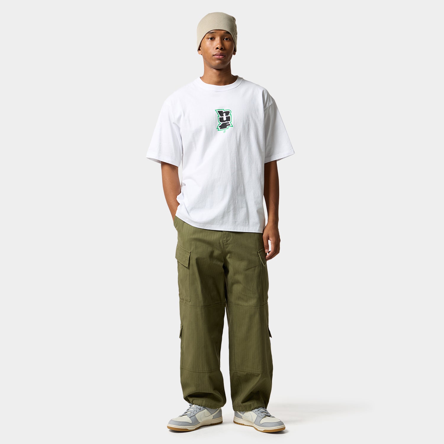 HUF (ハフ) Worldwide JP /T-SHIRTS（Tシャツ）/ MEGABLAST MULTI TEE商品 / WHITE