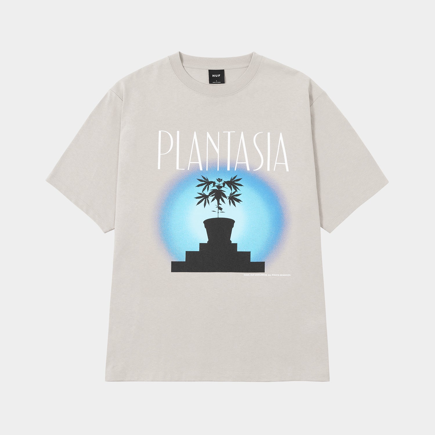 HUF (ハフ) Worldwide JP /T-SHIRTS（Tシャツ）/ PLANTASIA TEE商品 / VINTAGE BLACK