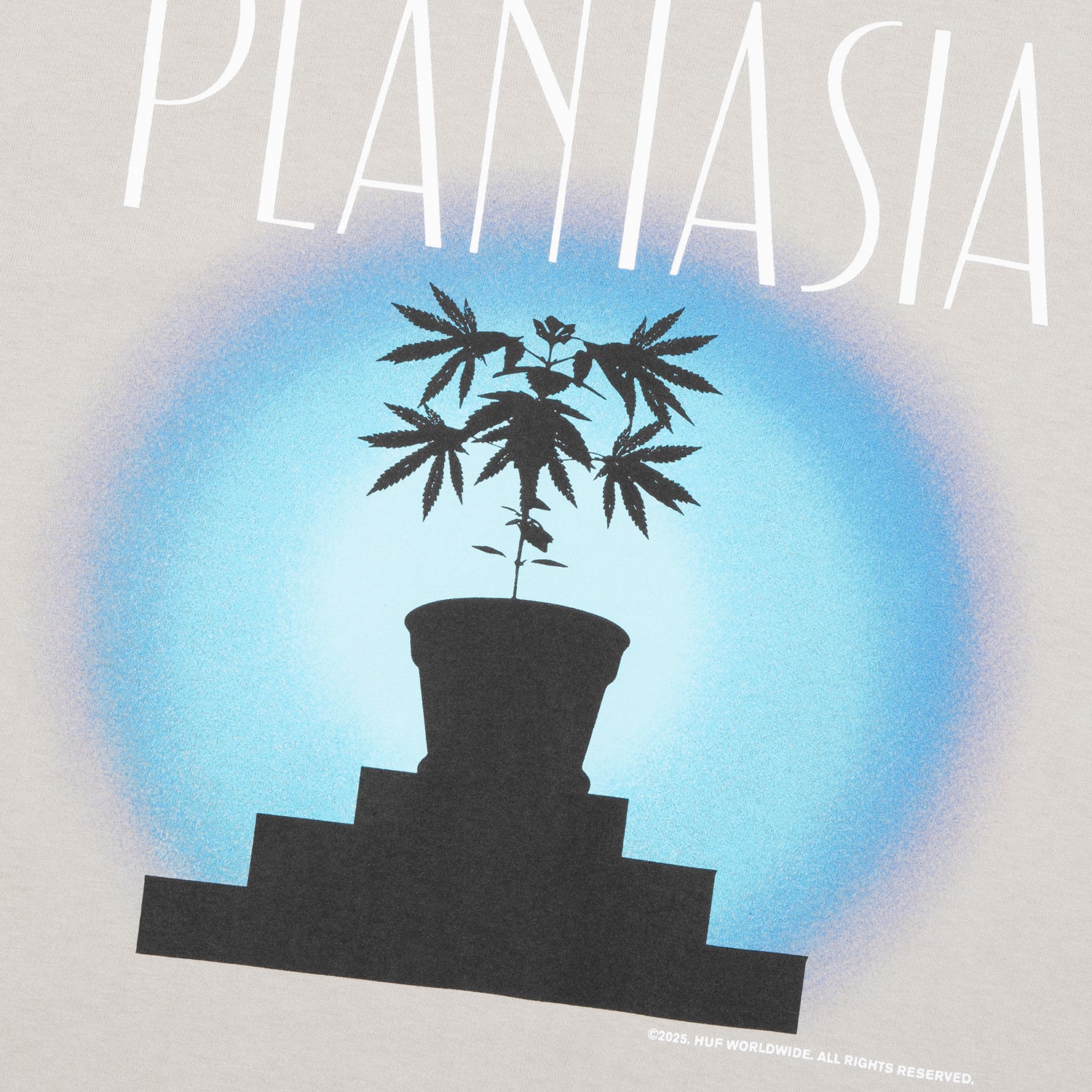 HUF (ハフ) Worldwide JP /T-SHIRTS（Tシャツ）/ PLANTASIA TEE商品 / VINTAGE BLACK