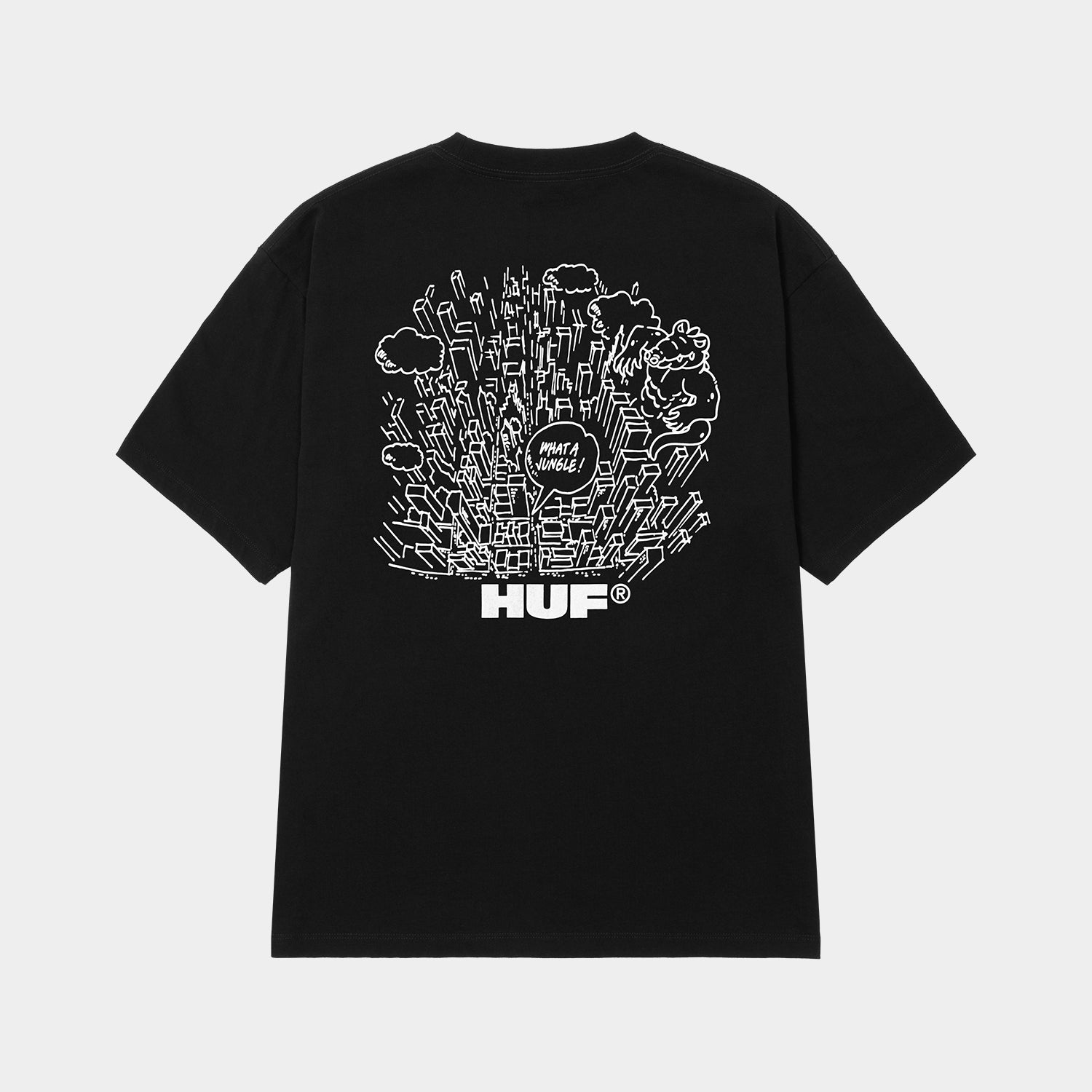 HUF (ハフ) Worldwide JP /T-SHIRTS（Tシャツ）/ WHAT A JUNGLE TEE商品 / BLACK