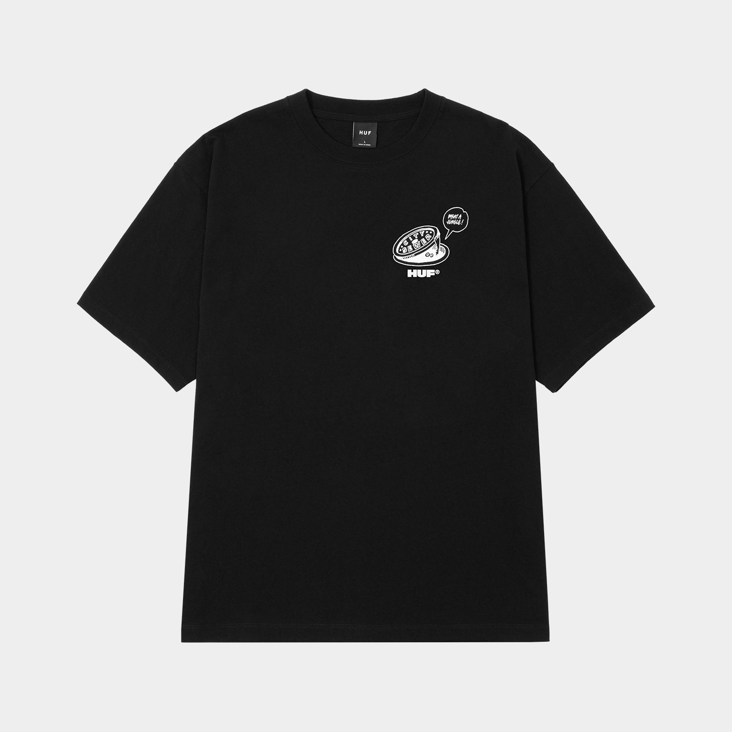HUF (ハフ) Worldwide JP /T-SHIRTS（Tシャツ）/ WHAT A JUNGLE TEE商品 / BLACK