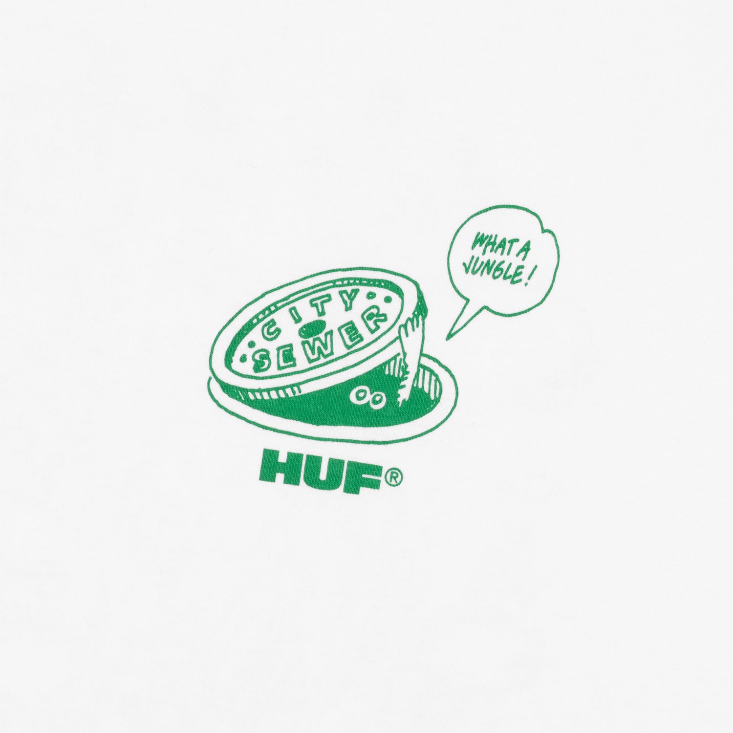 HUF (ハフ) Worldwide JP /T-SHIRTS（Tシャツ）/ WHAT A JUNGLE TEE商品 / BLACK