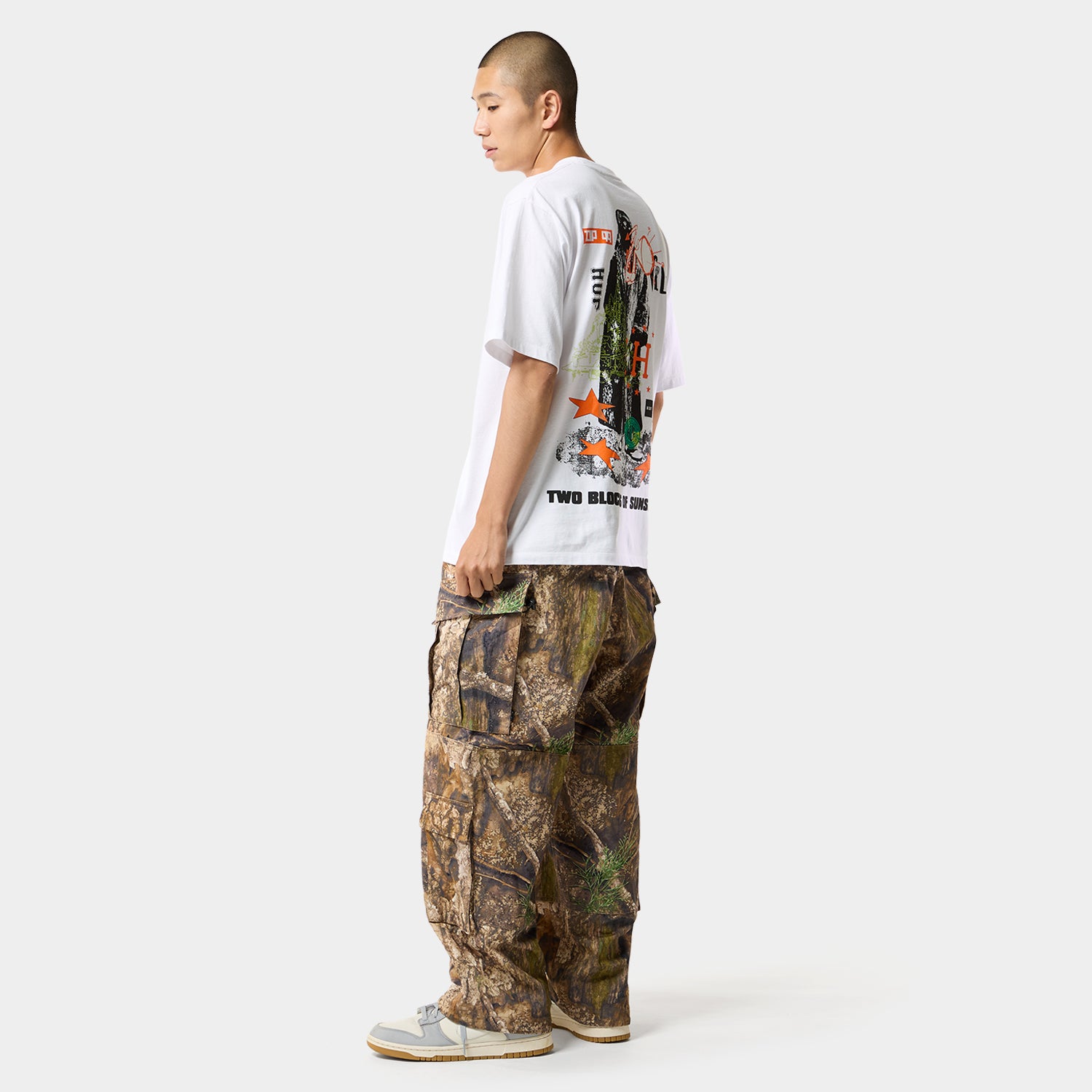 HUF (ハフ) Worldwide JP /T-SHIRTS（Tシャツ）/ TWO BLOCKS OF SUNSHINE TEE商品 / WHITE