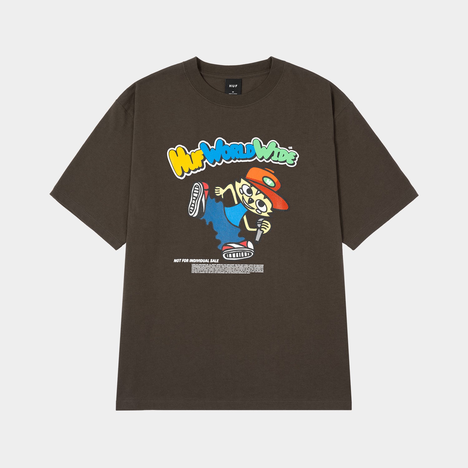 HUF (ハフ) Worldwide JP /T-SHIRTS（Tシャツ）/ CHOP KICK BLOCK TEE商品 / BISON