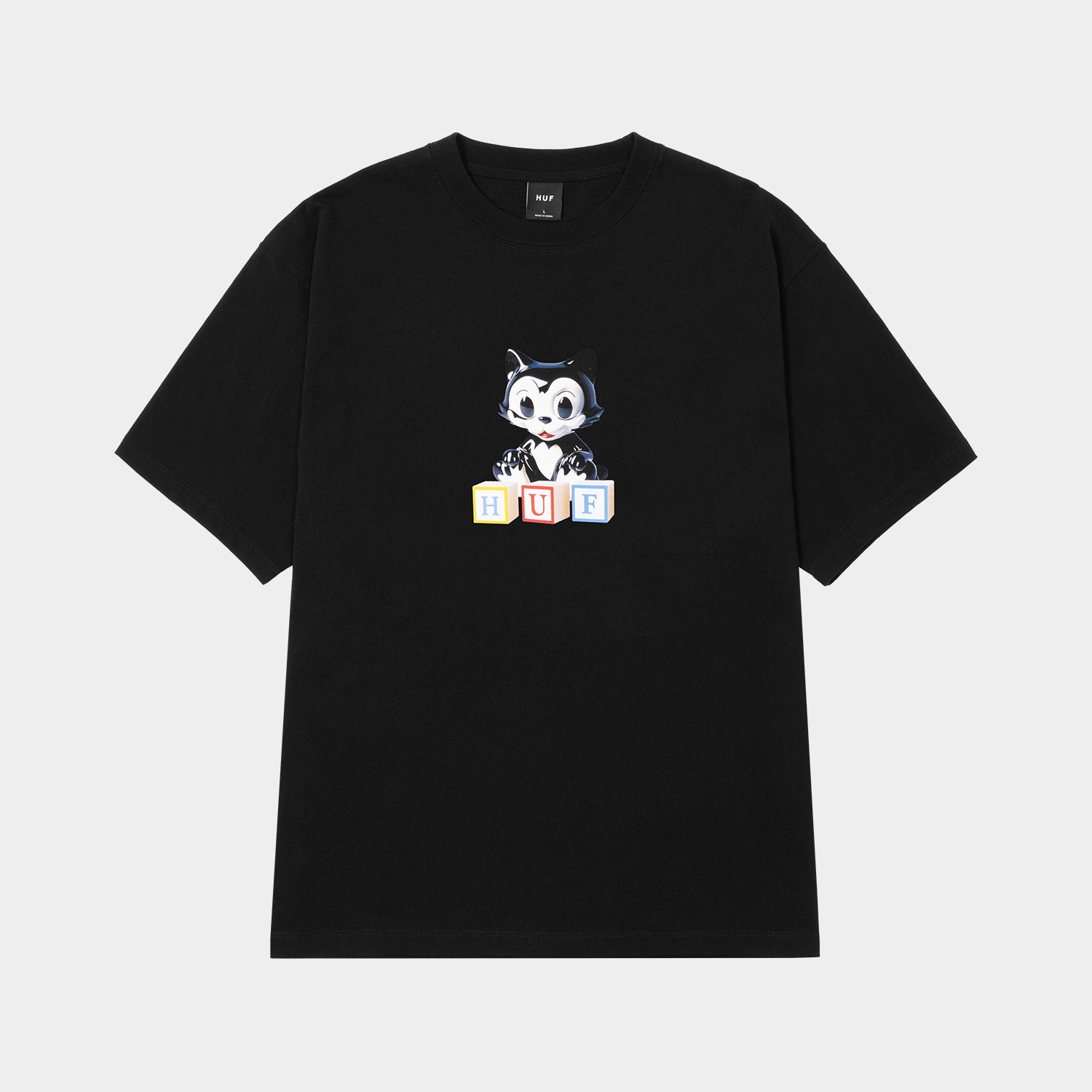 HUF (ハフ) Worldwide JP /T-SHIRTS（Tシャツ）/ BLOCKS TEE商品 / LILAC CHALK