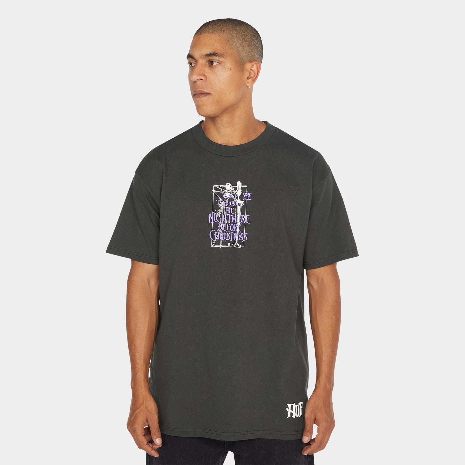 HUF (ハフ) Worldwide JP /T-SHIRTS（Tシャツ）/ HUF X NIGHTMARE BEFORE CHRISTMAS TEE商品 / VINTAGE BLACK