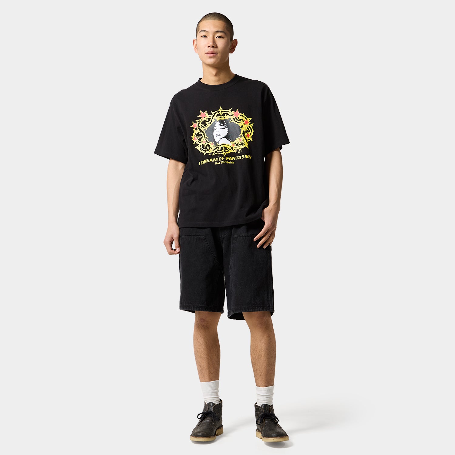 HUF (ハフ) Worldwide JP /T-SHIRTS（Tシャツ）/ FANTASIES TEE商品 / WHITE