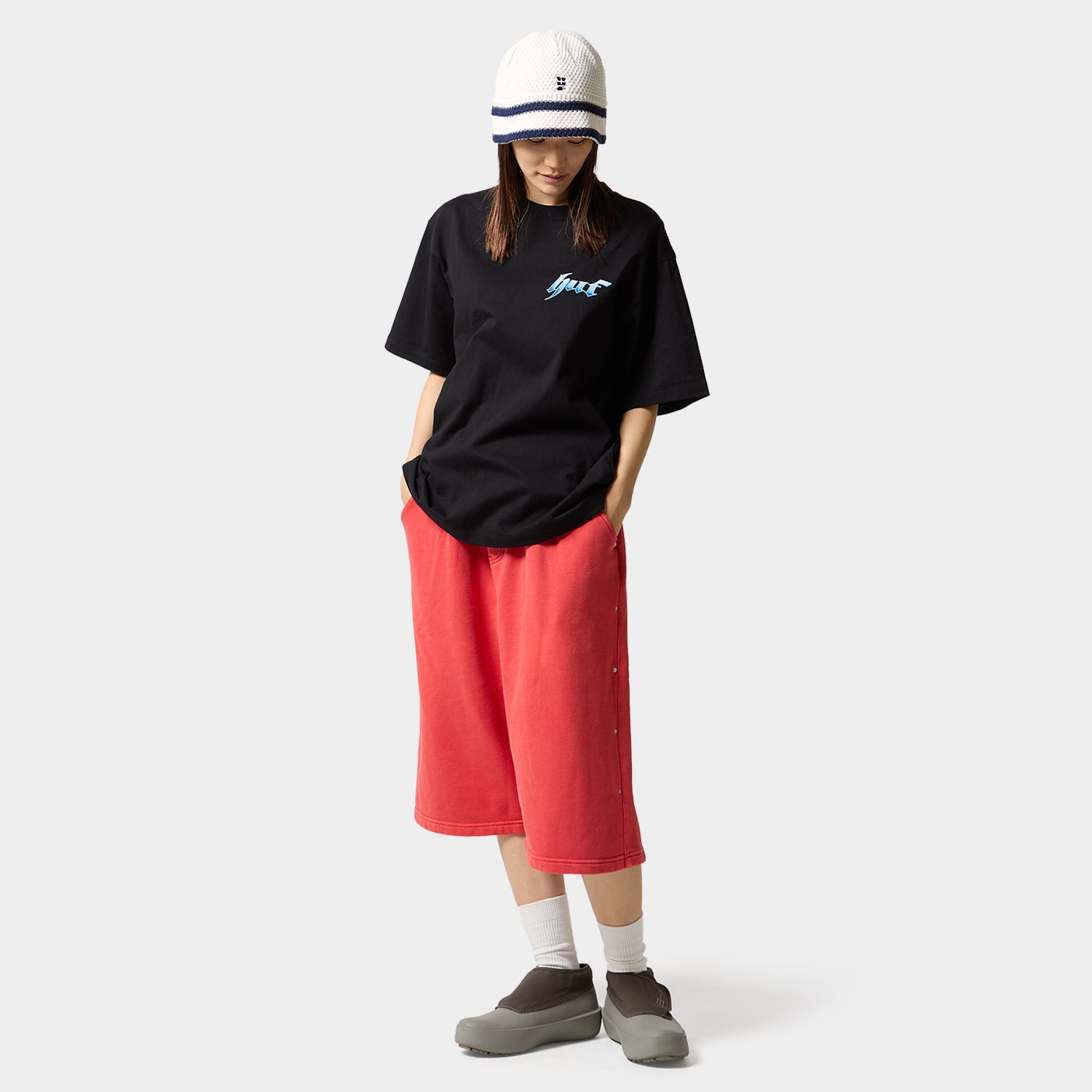 HUF (ハフ) Worldwide JP /T-SHIRTS（Tシャツ）/ SECTOR TEE商品 / BLACK