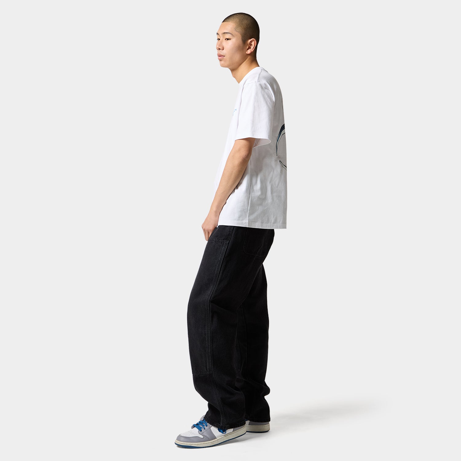 HUF (ハフ) Worldwide JP /T-SHIRTS（Tシャツ）/ SECTOR TEE商品 / BLACK