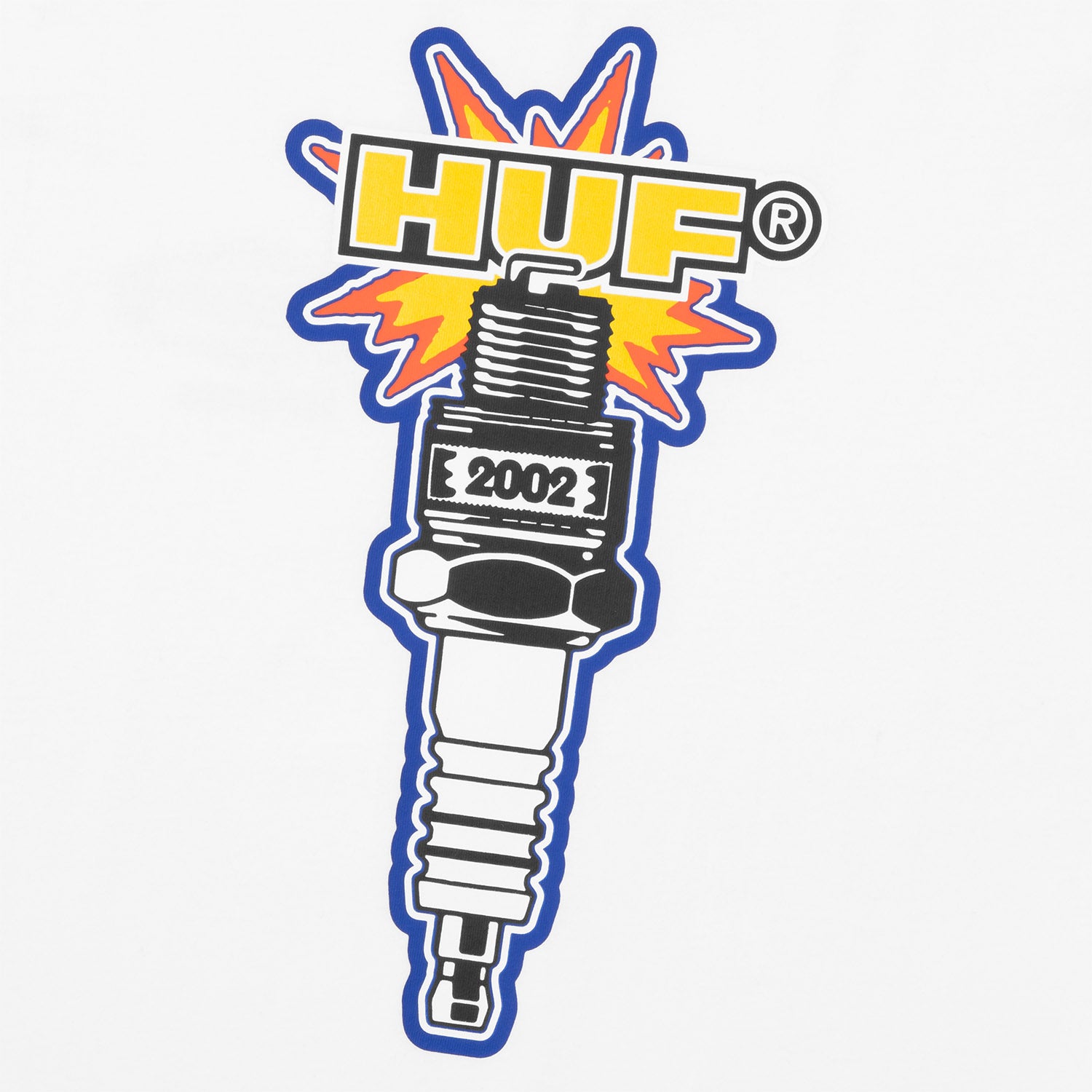 HUF (ハフ) Worldwide JP /T-SHIRTS（Tシャツ）/ SPARK IT UP TEE商品 / WHITE