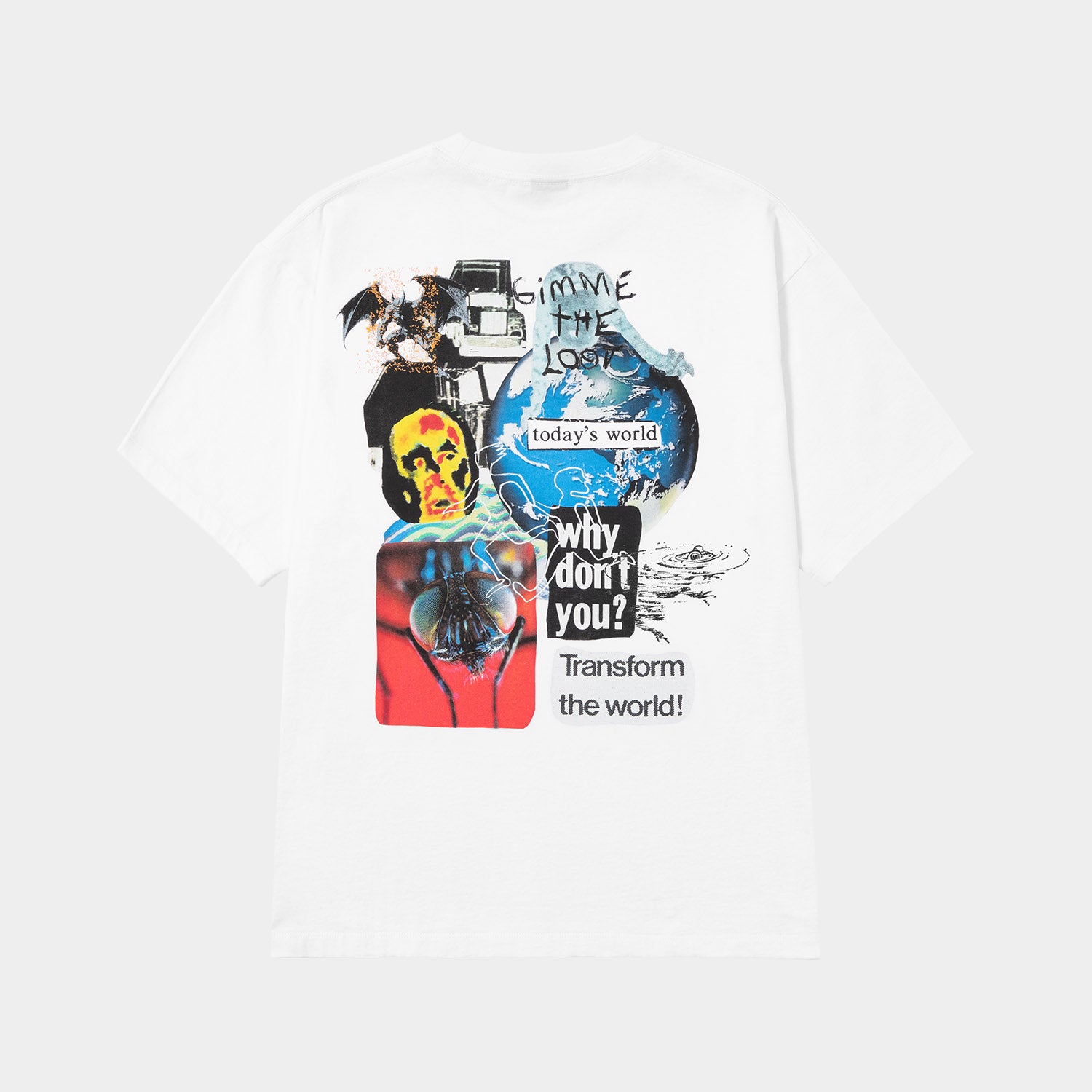 HUF (ハフ) Worldwide JP /T-SHIRTS（Tシャツ）/ GIMME THE LOOT TEE商品 / WHITE