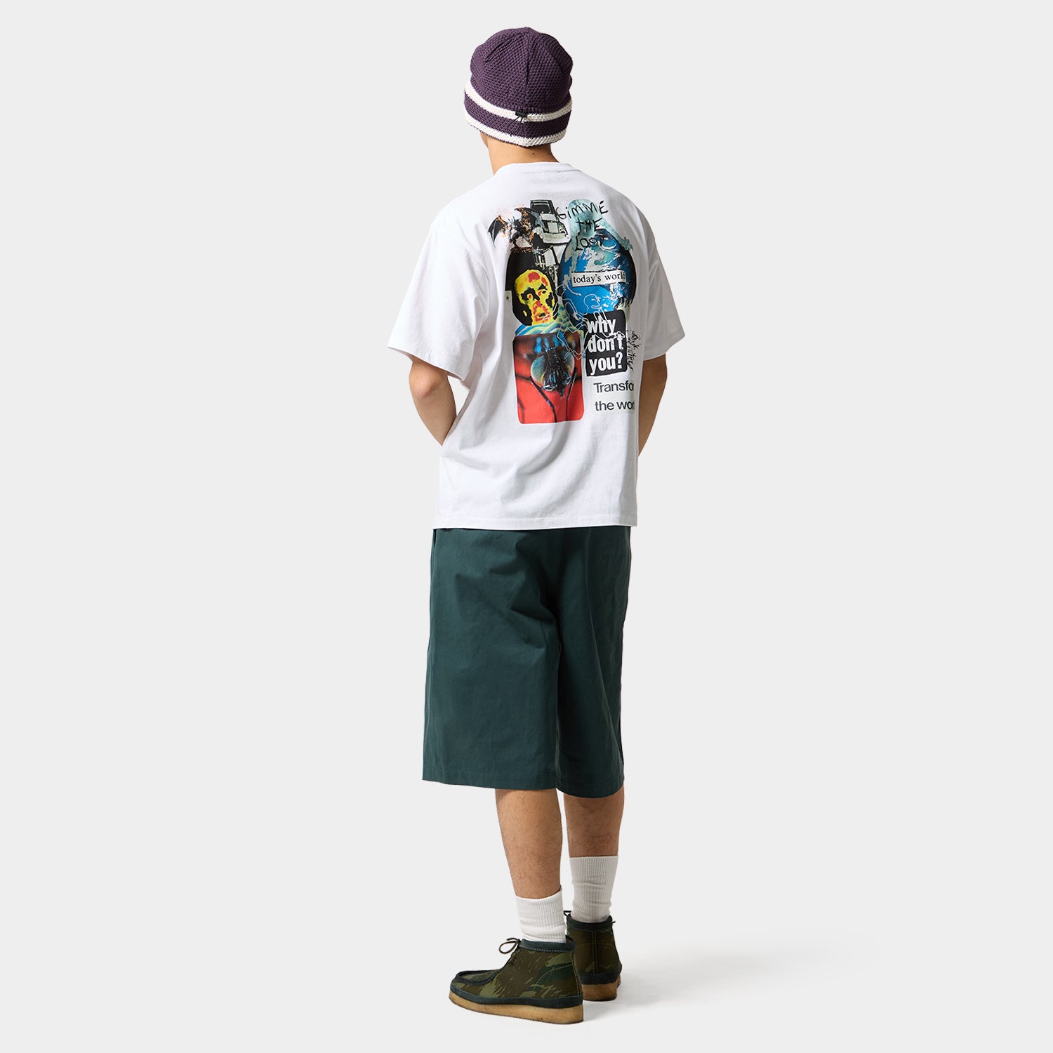 HUF (ハフ) Worldwide JP /T-SHIRTS（Tシャツ）/ GIMME THE LOOT TEE商品 / WHITE