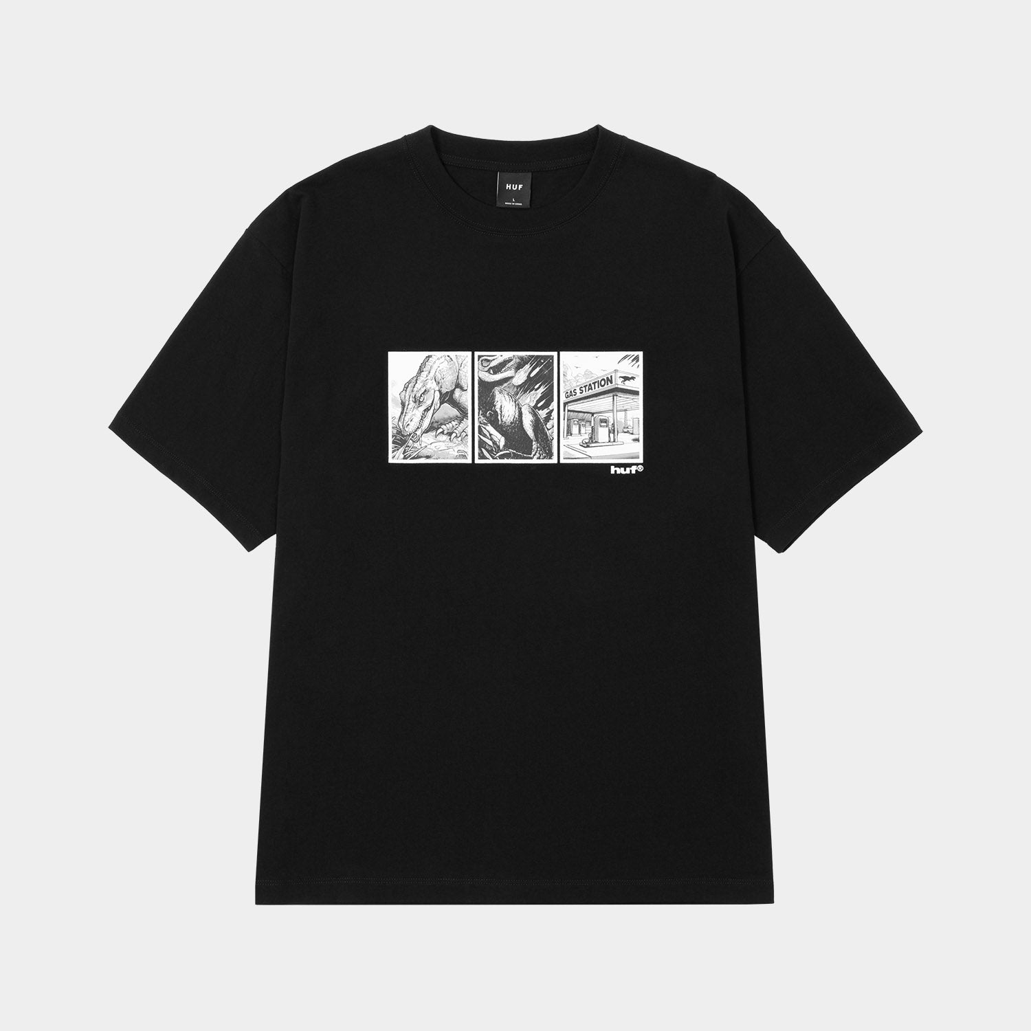 HUF (ハフ) Worldwide JP /T-SHIRTS（Tシャツ）/ FOSSIL FUEL TEE商品 / CUCUMBER