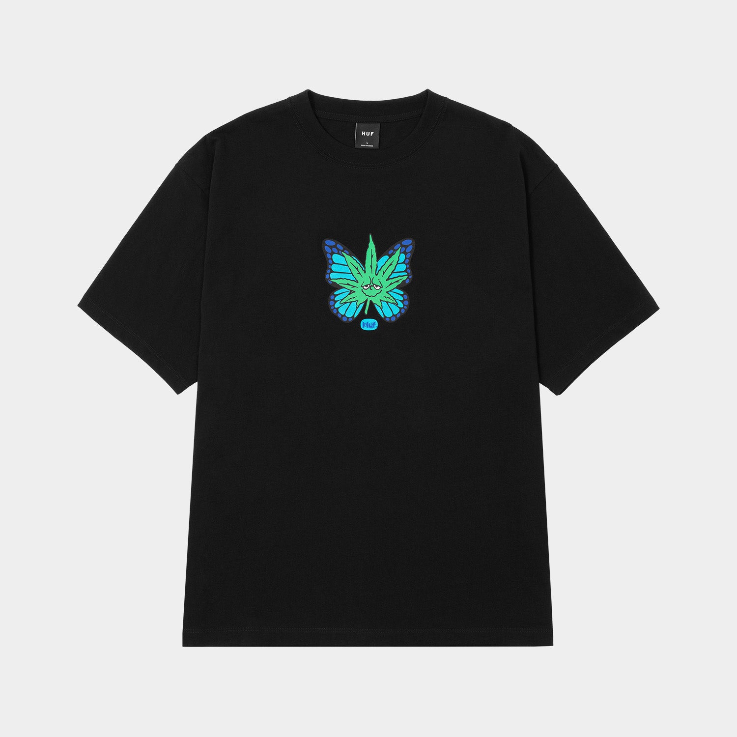 HUF (ハフ) Worldwide JP /T-SHIRTS（Tシャツ）/ GREEN BUDDERFLY TEE商品 / LT ORANGE