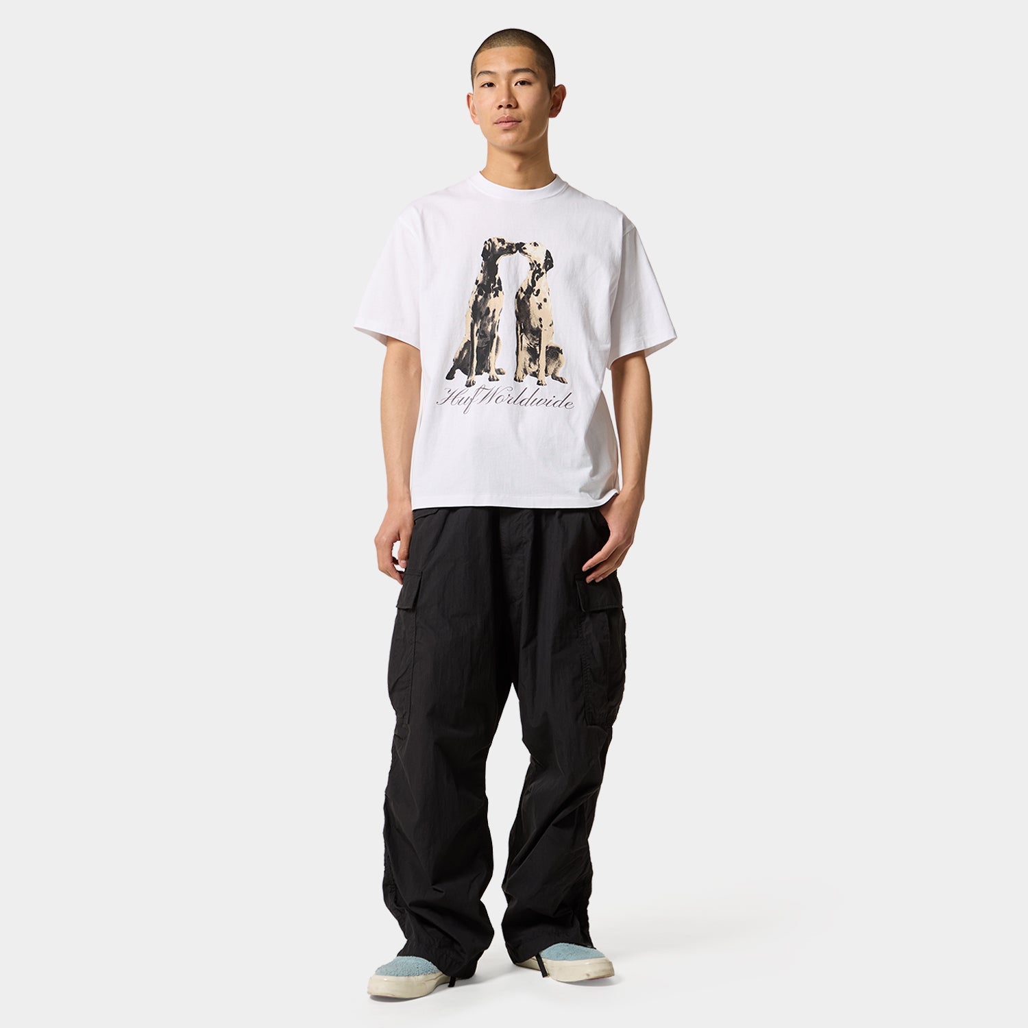 HUF (ハフ) Worldwide JP /T-SHIRTS（Tシャツ）/ DOGGED TEE商品 / BLACK
