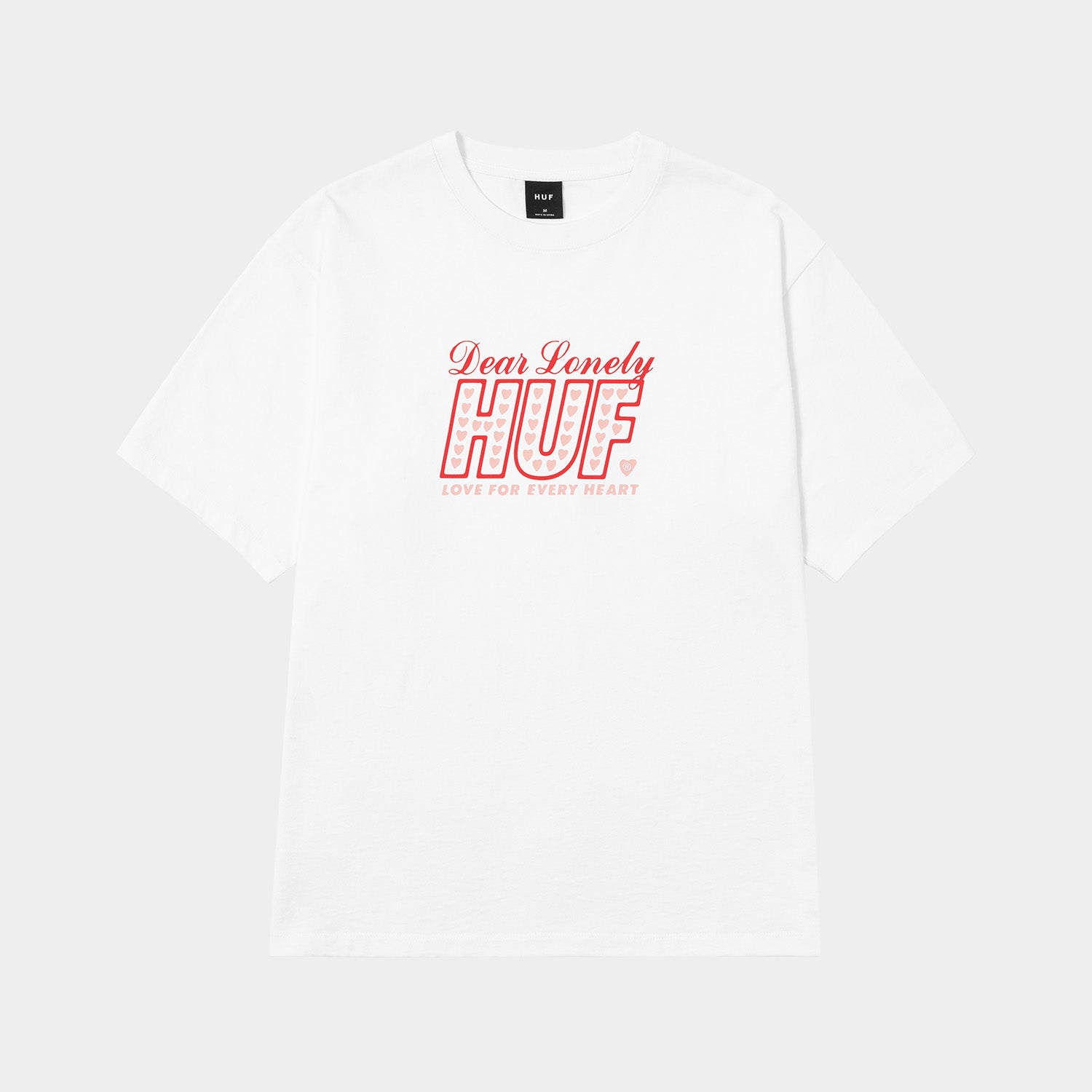 HUF (ハフ) Worldwide JP /T-SHIRTS（Tシャツ）/ LONELY HEARTS TEE商品 / WHITE