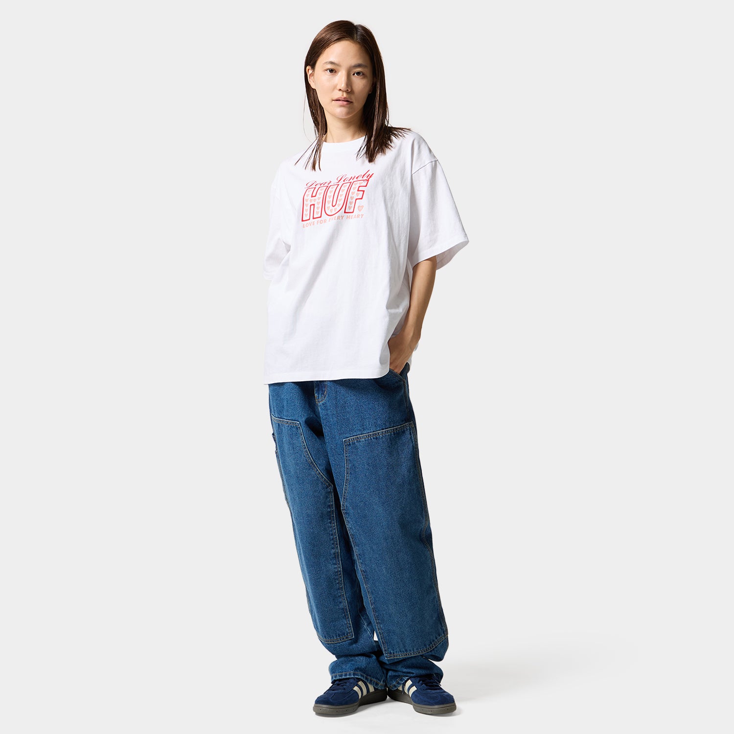 HUF (ハフ) Worldwide JP /T-SHIRTS（Tシャツ）/ LONELY HEARTS TEE商品 / WHITE
