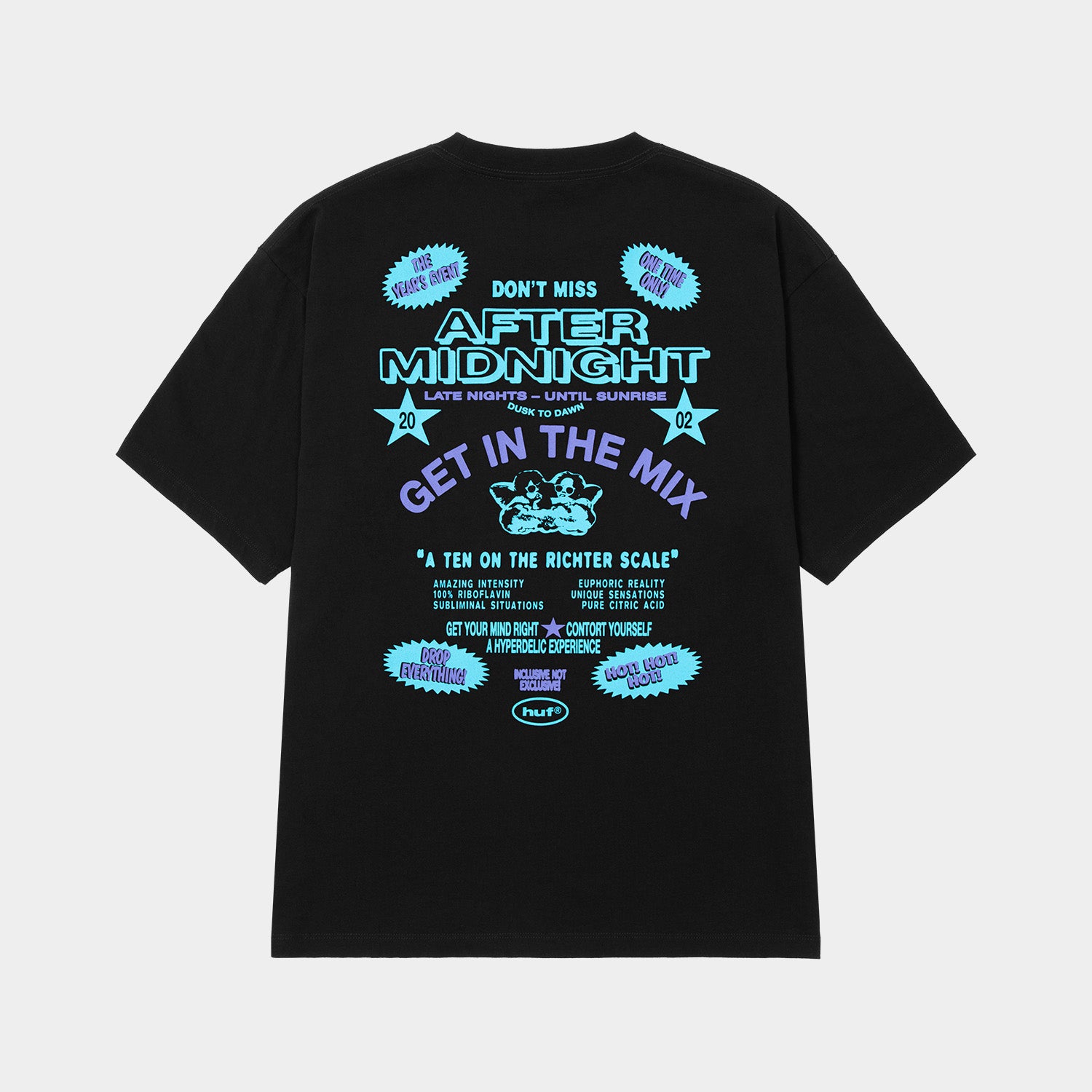 HUF (ハフ) Worldwide JP /T-SHIRTS（Tシャツ）/ AFTER MIDNIGHT TEE商品 / WHITE