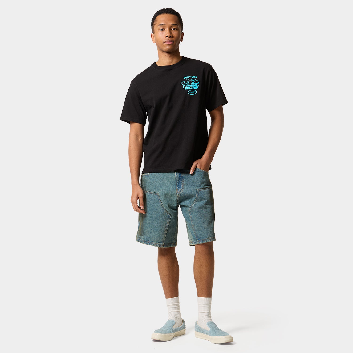HUF (ハフ) Worldwide JP /T-SHIRTS（Tシャツ）/ AFTER MIDNIGHT TEE商品 / WHITE