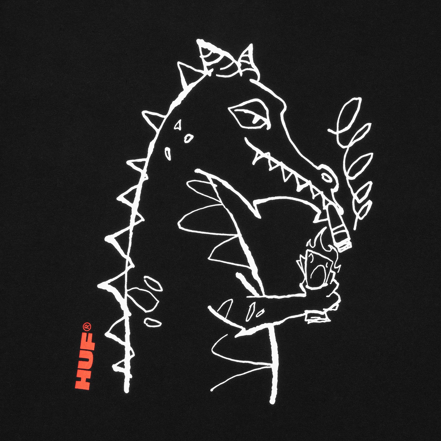 HUF (ハフ) Worldwide JP /T-SHIRTS（Tシャツ）/ CASH DRAGON TEE商品 / BLACK