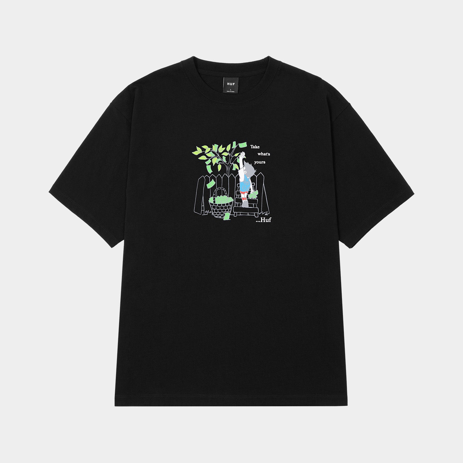 HUF (ハフ) Worldwide JP /T-SHIRTS（Tシャツ）/ TAKE YOURS TEE商品 / WHITE