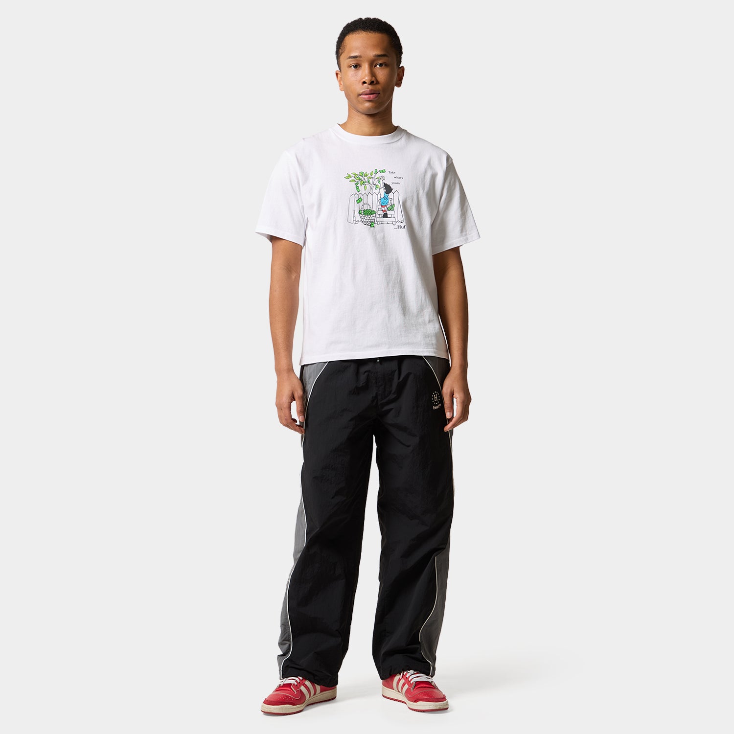 HUF (ハフ) Worldwide JP /T-SHIRTS（Tシャツ）/ TAKE YOURS TEE商品 / WHITE