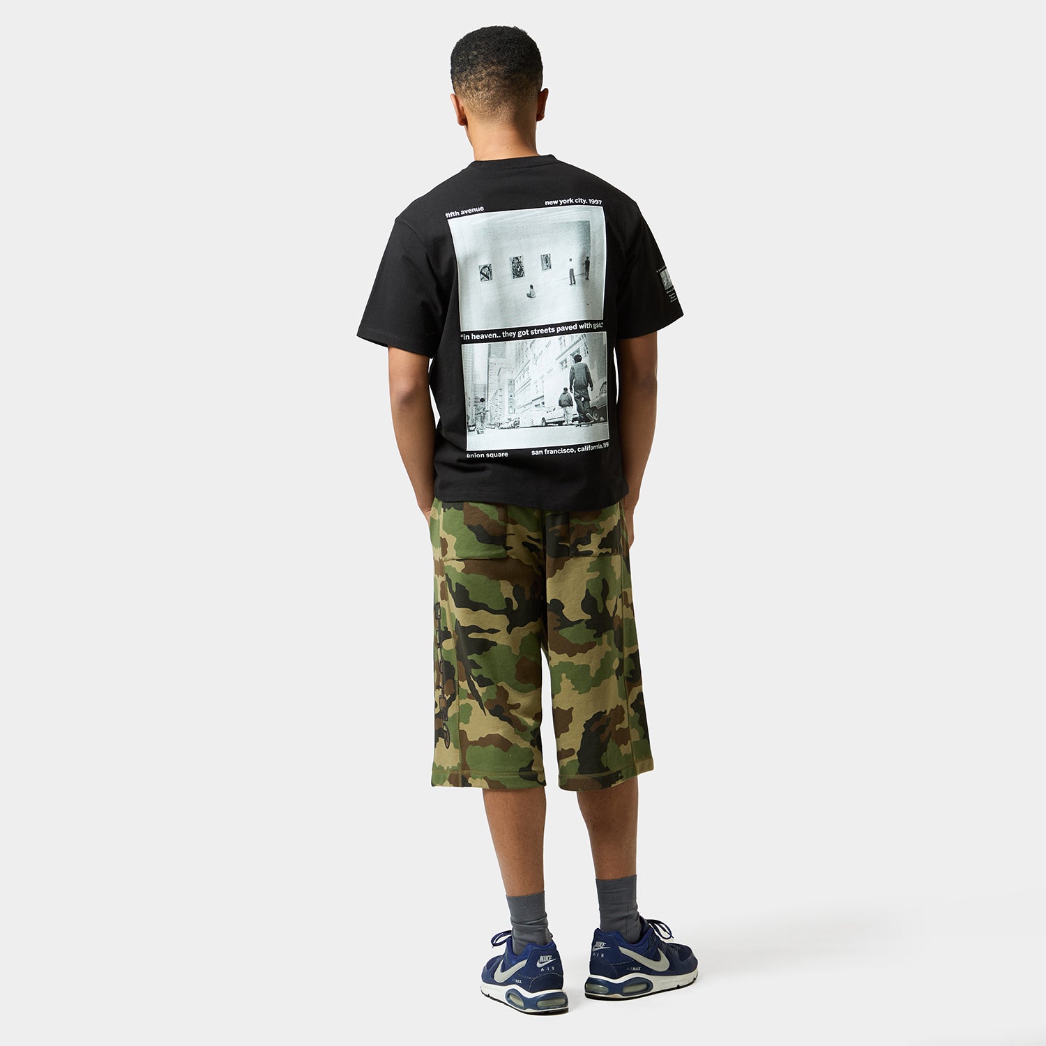HUF (ハフ) Worldwide JP /T-SHIRTS（Tシャツ）/ PAVED WITH GOLD TEE商品 / BLACK