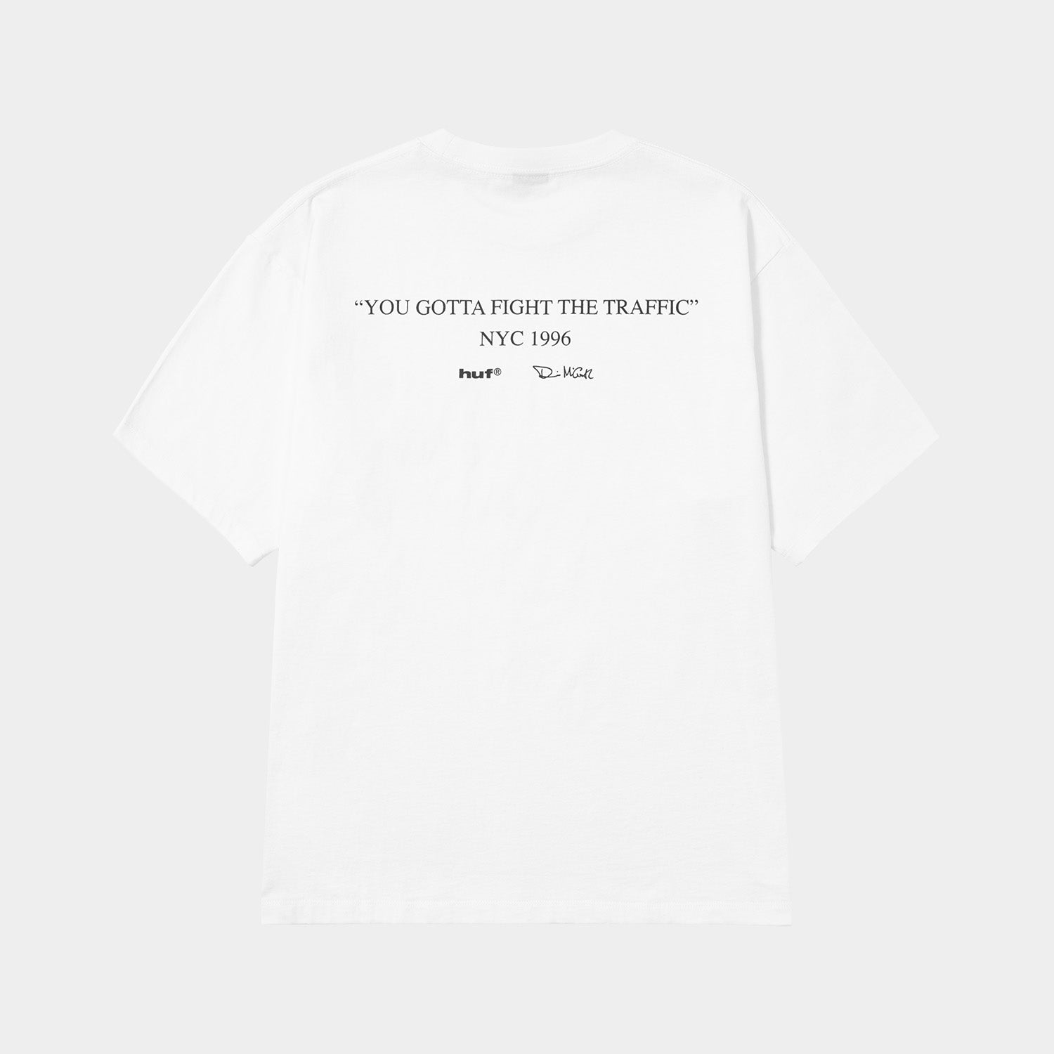 HUF (ハフ) Worldwide JP /T-SHIRTS（Tシャツ）/ FIGHT THE TRAFFIC TEE商品 / WHITE