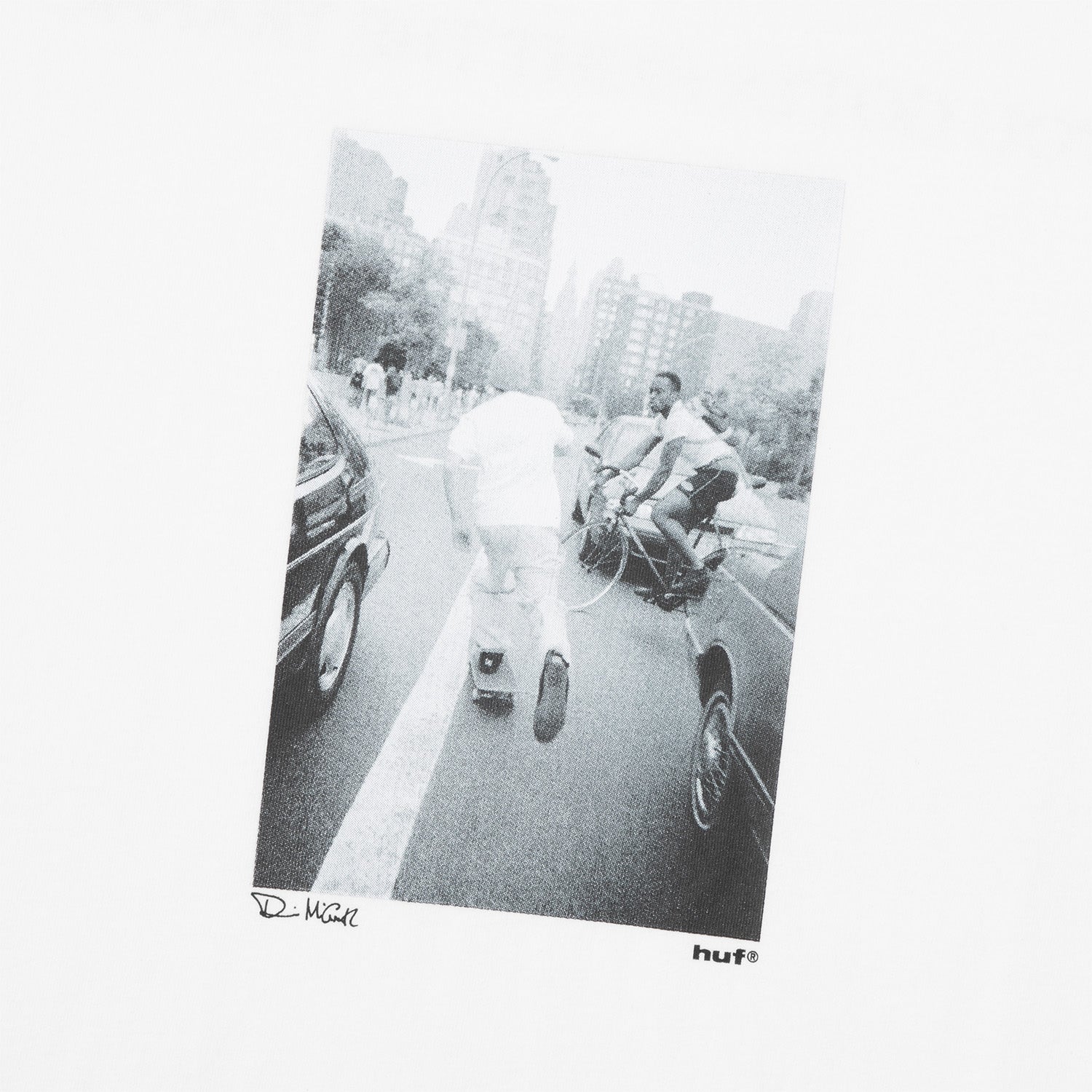 HUF (ハフ) Worldwide JP /T-SHIRTS（Tシャツ）/ FIGHT THE TRAFFIC TEE商品 / WHITE