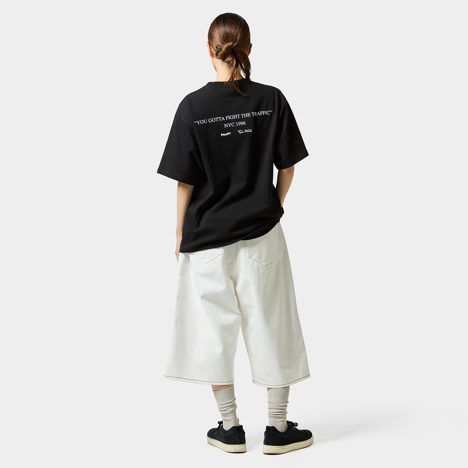HUF (ハフ) Worldwide JP /T-SHIRTS（Tシャツ）/ FIGHT THE TRAFFIC TEE商品 / WHITE