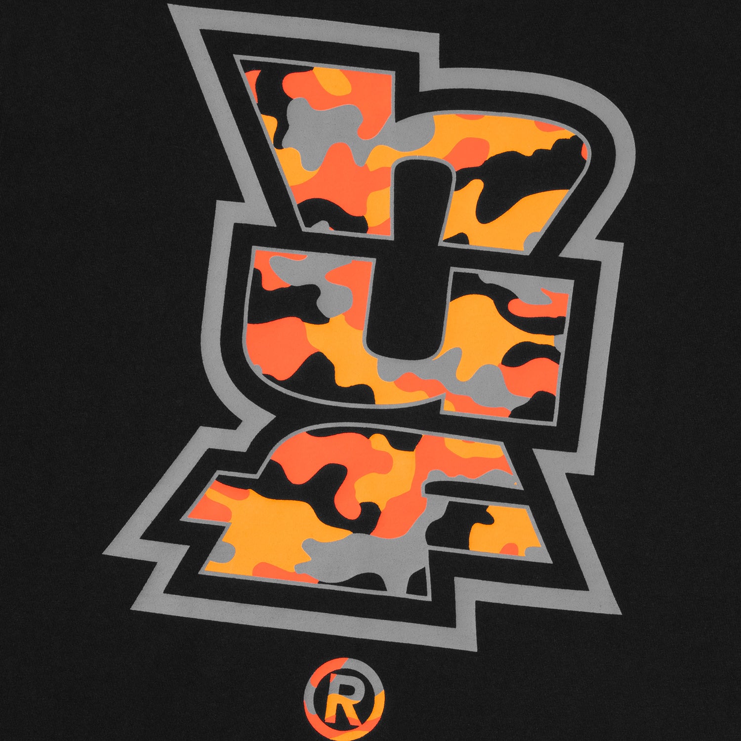 HUF (ハフ) Worldwide JP /T-SHIRTS（Tシャツ）/ MEGABLAST CAMO TEE商品 / BLACK
