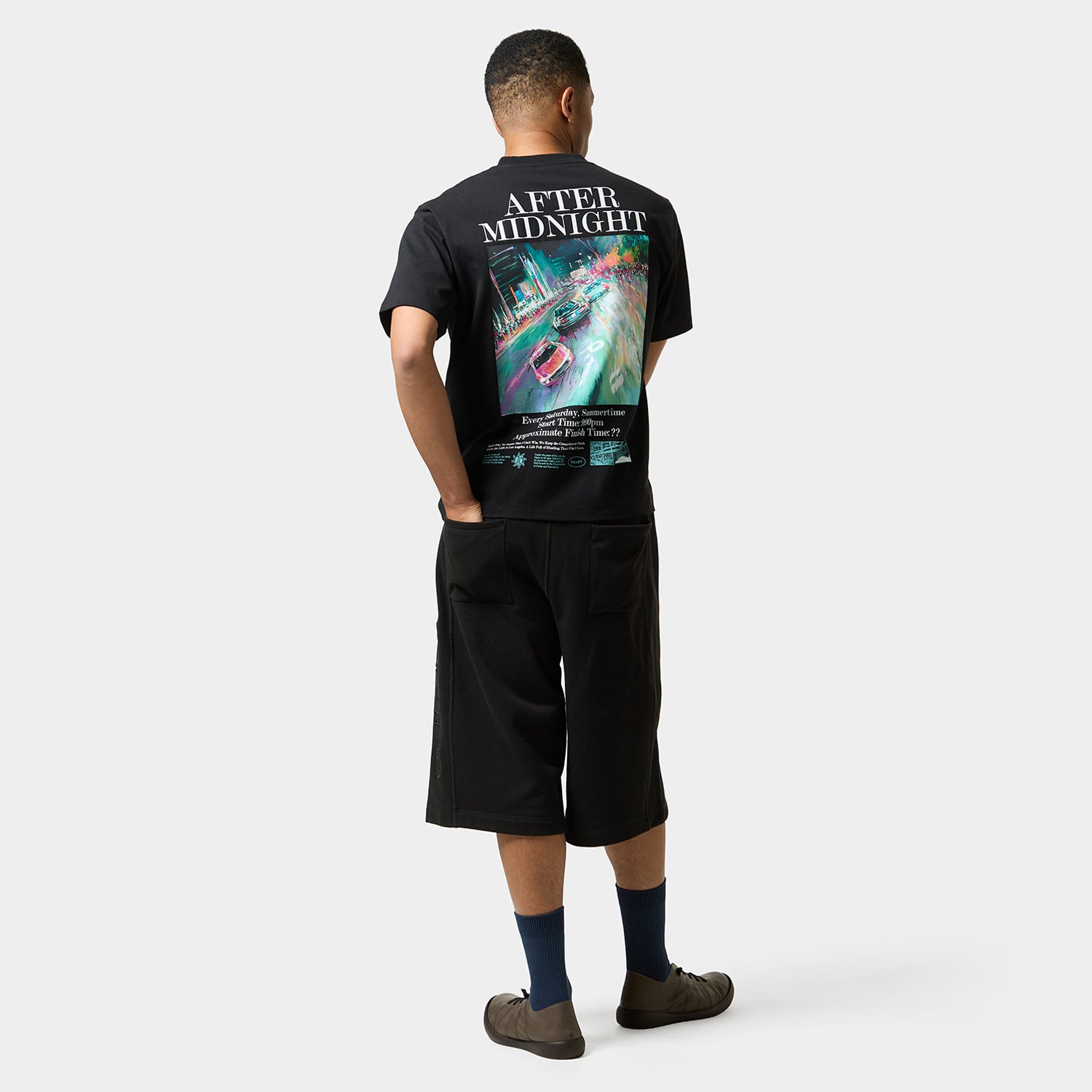 HUF (ハフ) Worldwide JP /T-SHIRTS（Tシャツ）/ AFTER MIDNIGHT TEE商品 / WHITE